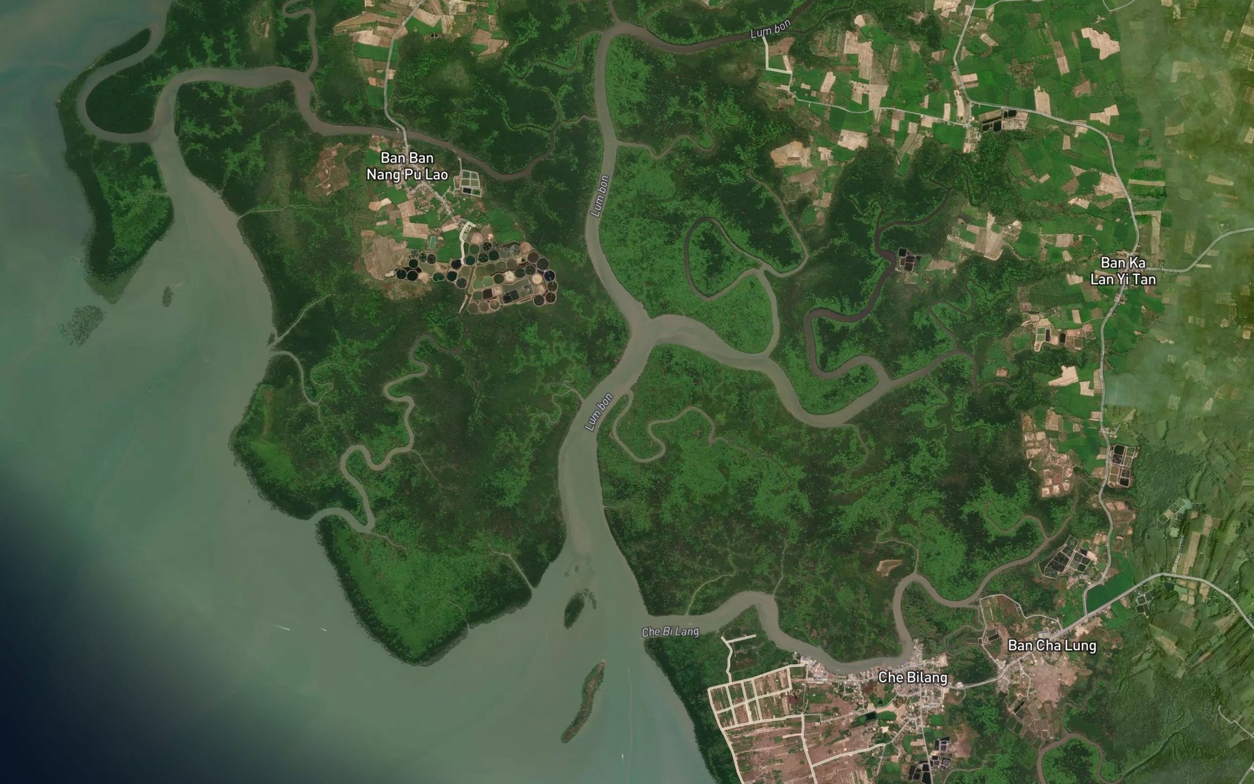 Satellite map of the Khlong Kolo