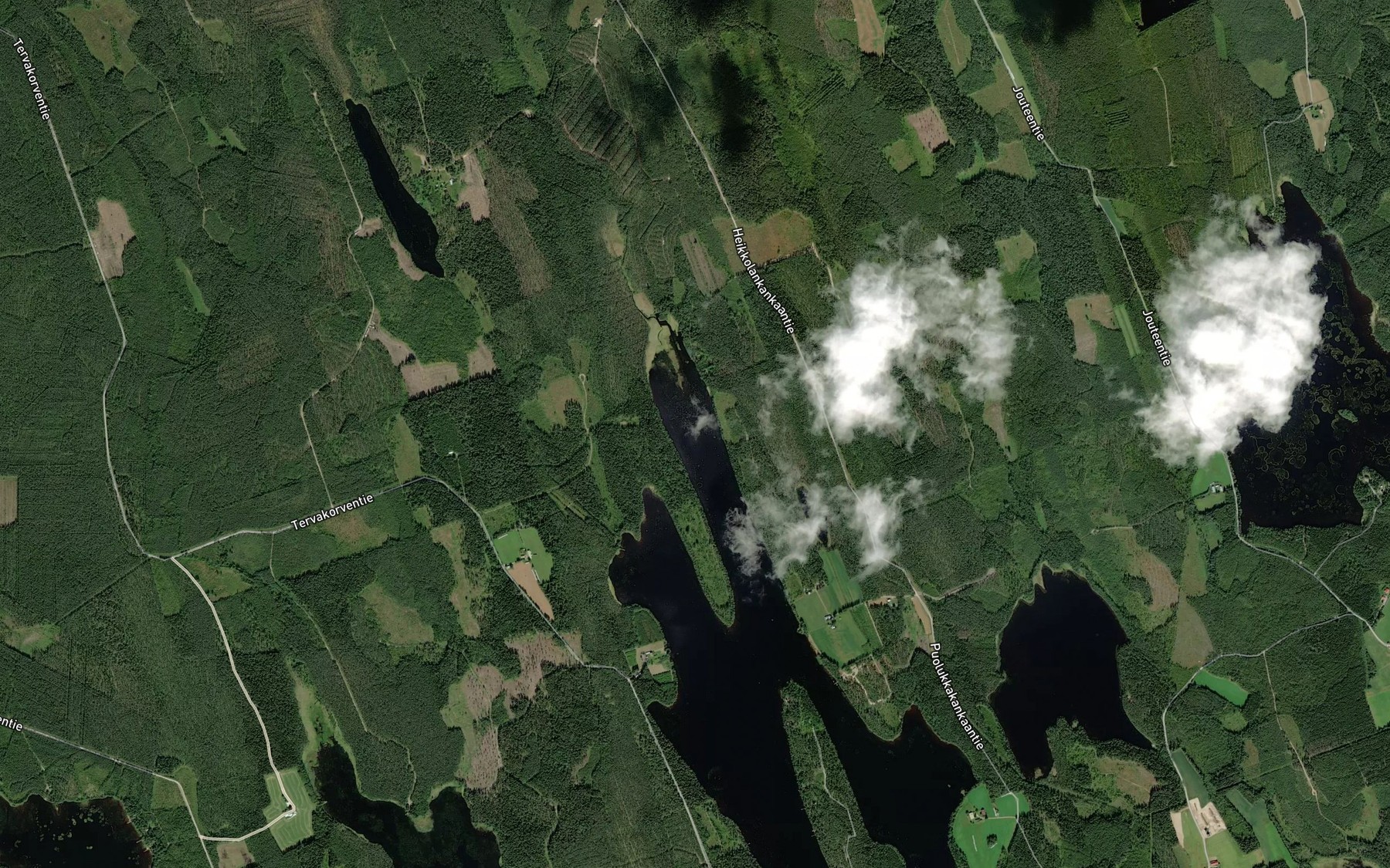 Satellite map of the Heikkolanlahti