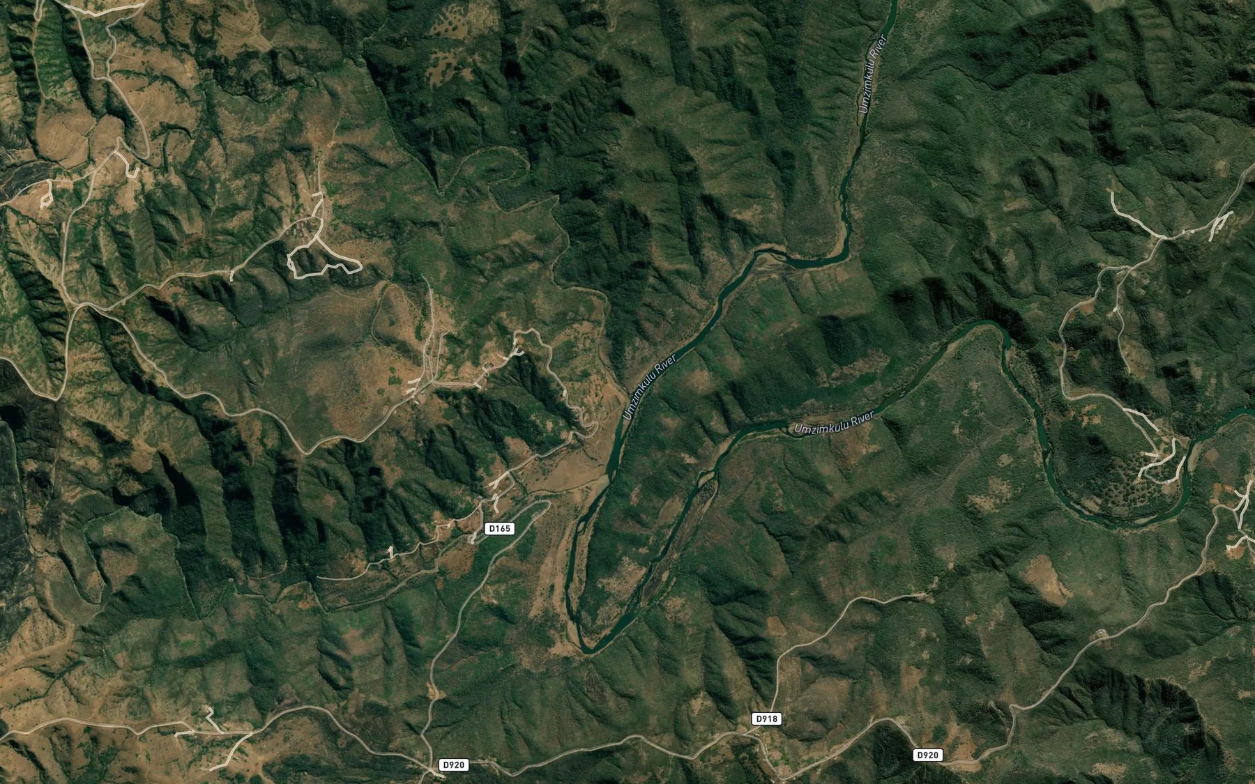 Satellite map of the Tungwa