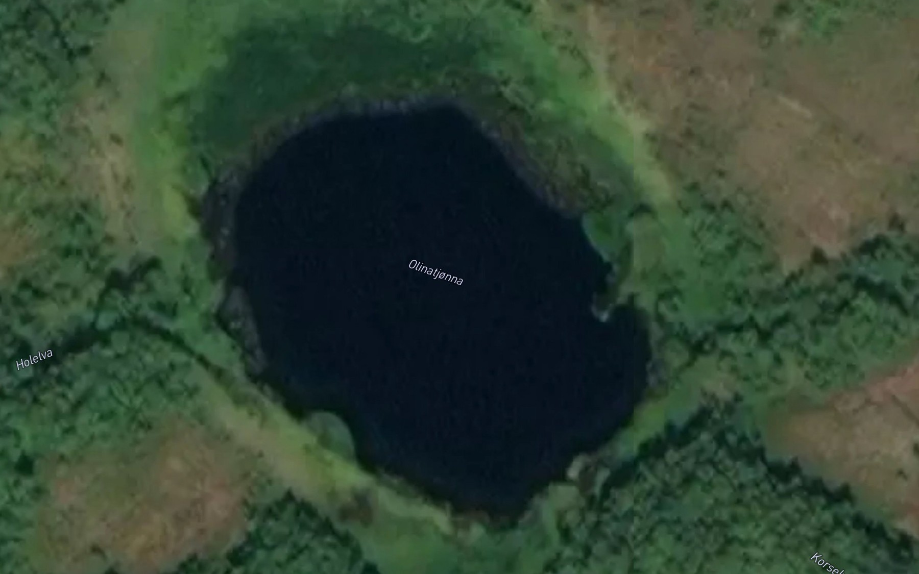 Satellite map of the Olinatjonna