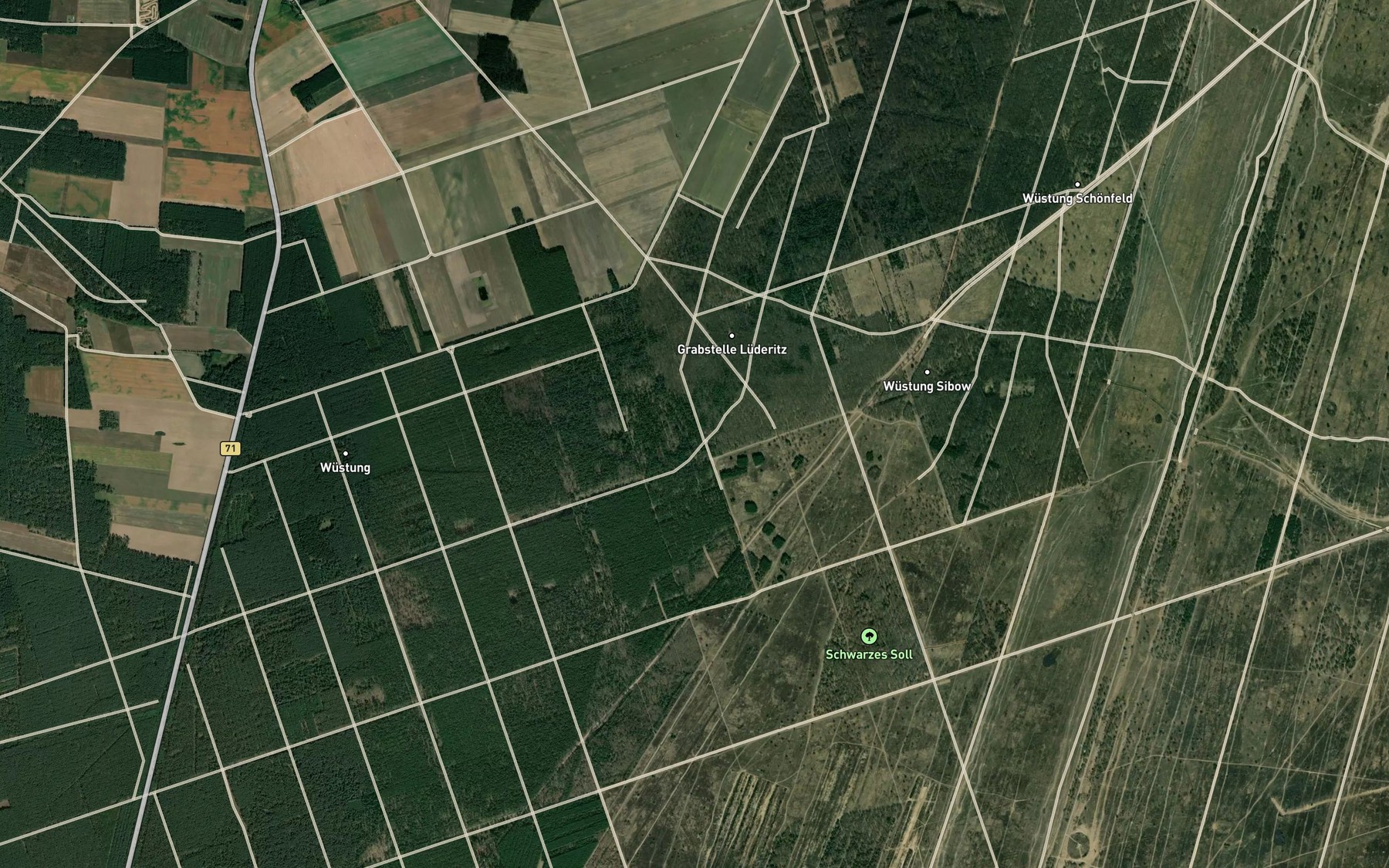 Satellite map of the Rundes Sol