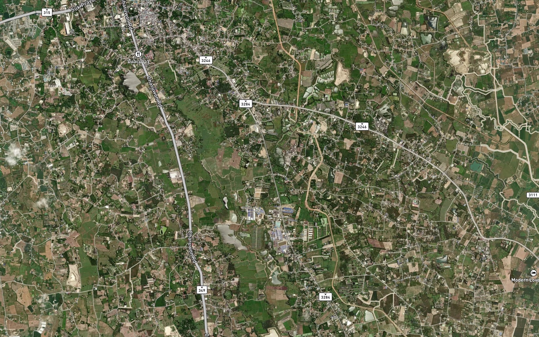 Satellite map of the Huai Yang