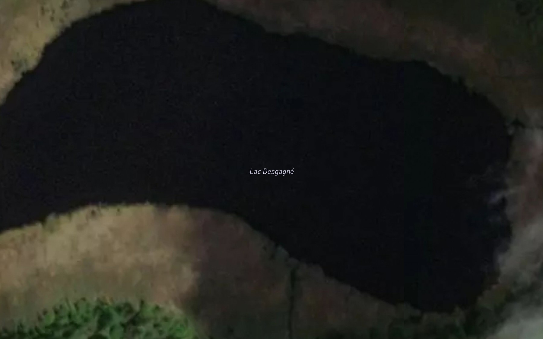 Satellite map of the Lac Desgagne