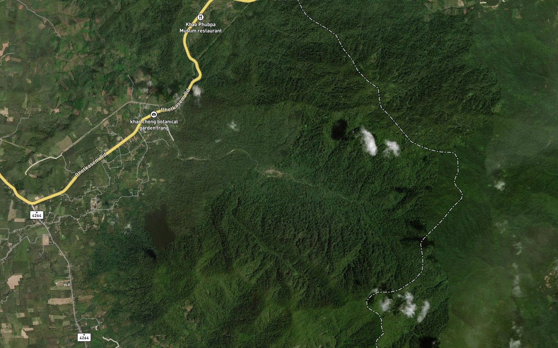 Satellite map of the Nam Tok Ton Plio