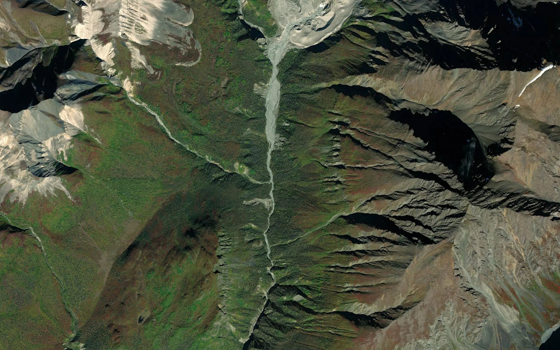 Satellite map of the Cave Creek