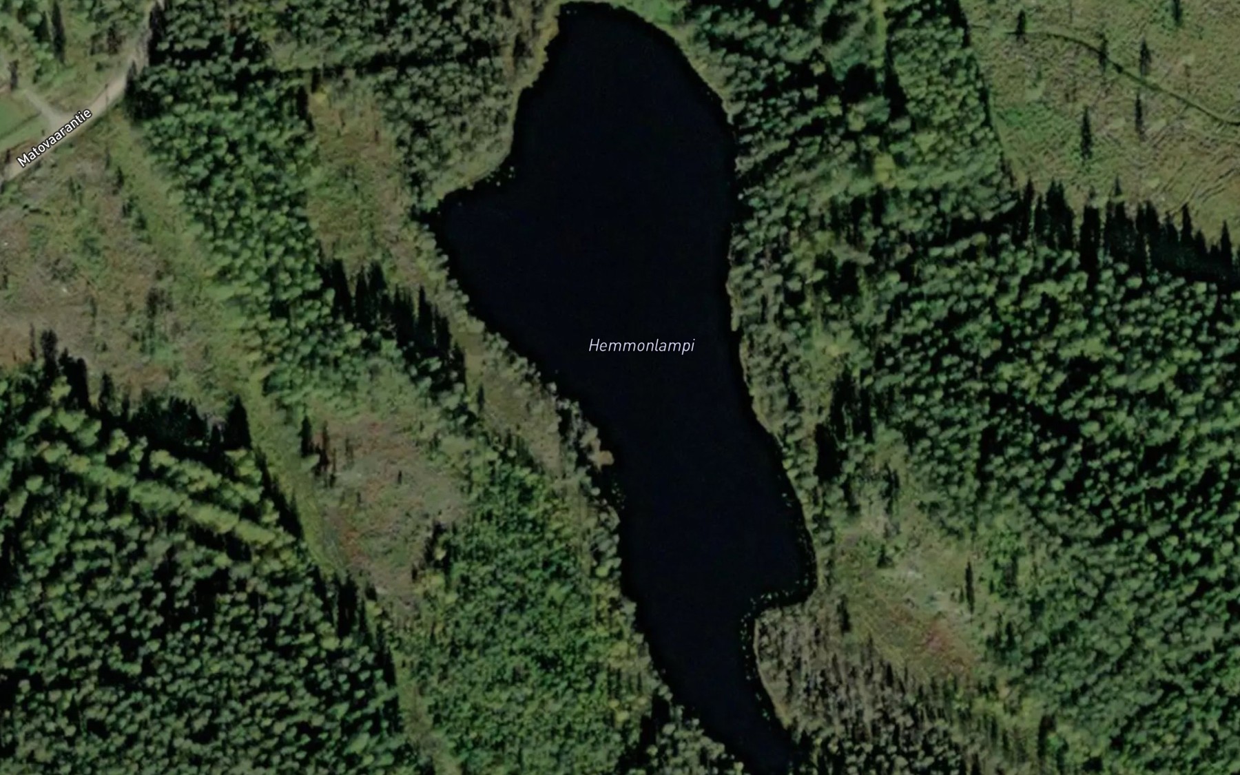 Satellite map of the Hemmonlampi