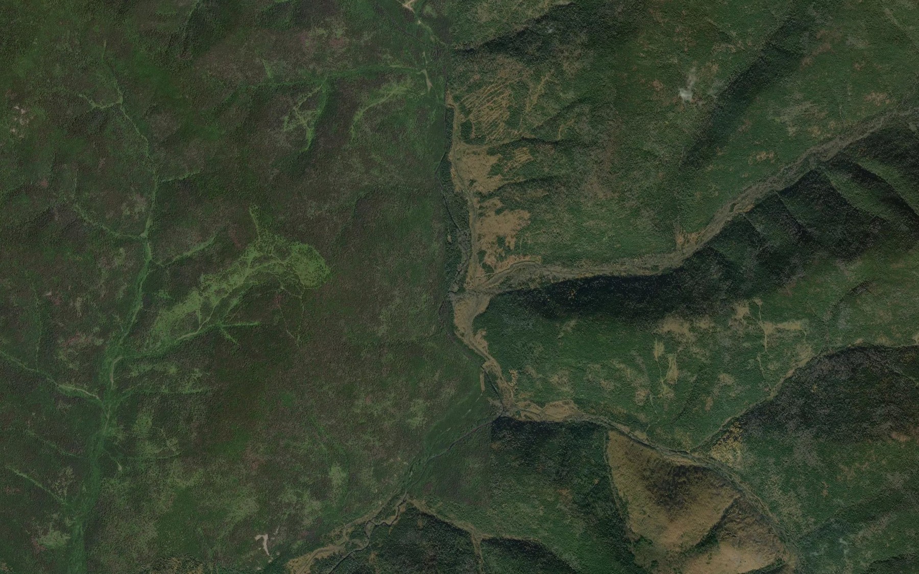 Satellite map of the Ushchel'nyy