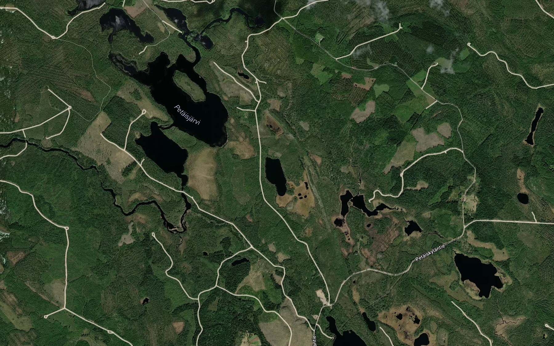 Satellite map of the Kattilalampi