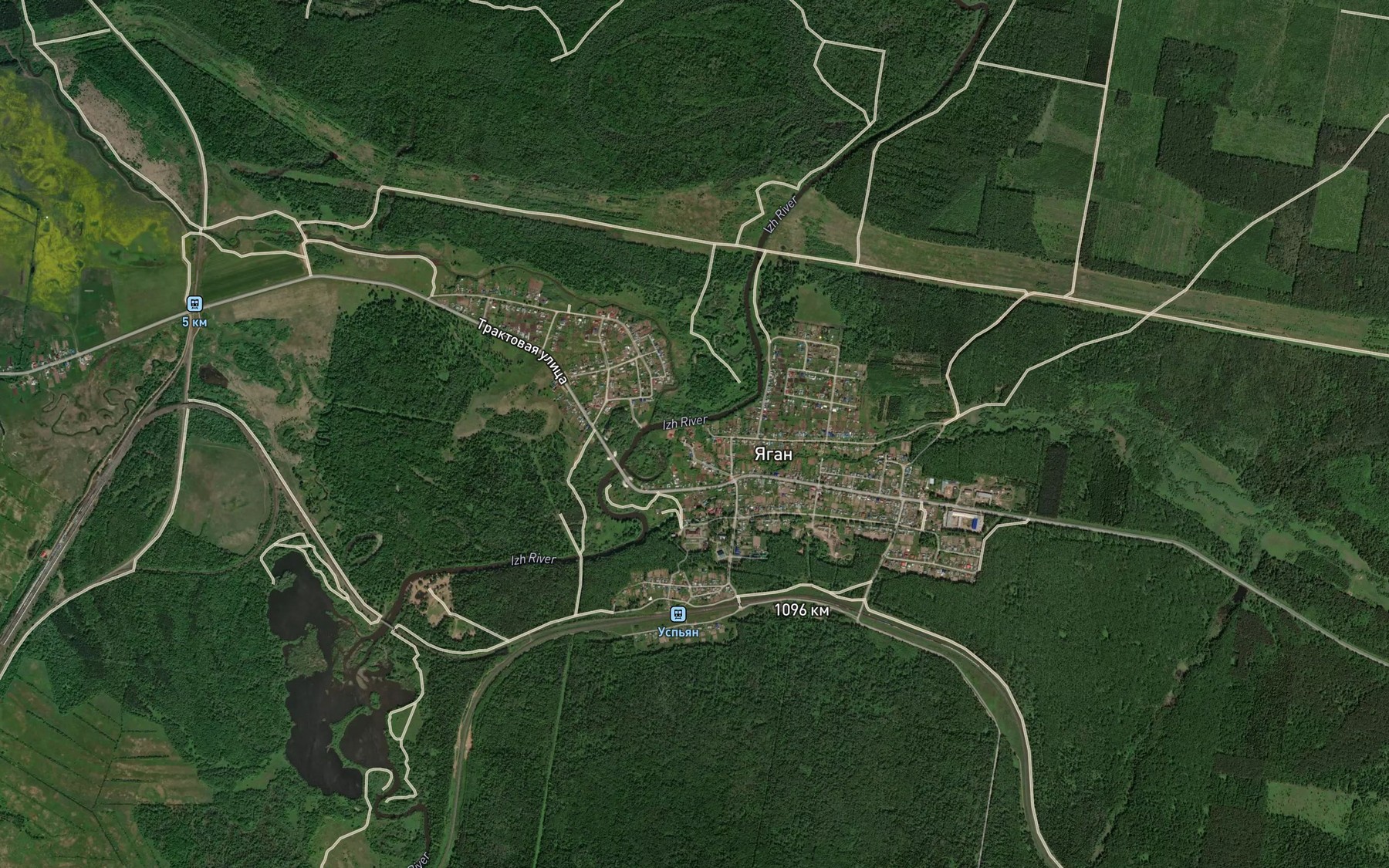 Satellite map of the Kechevka