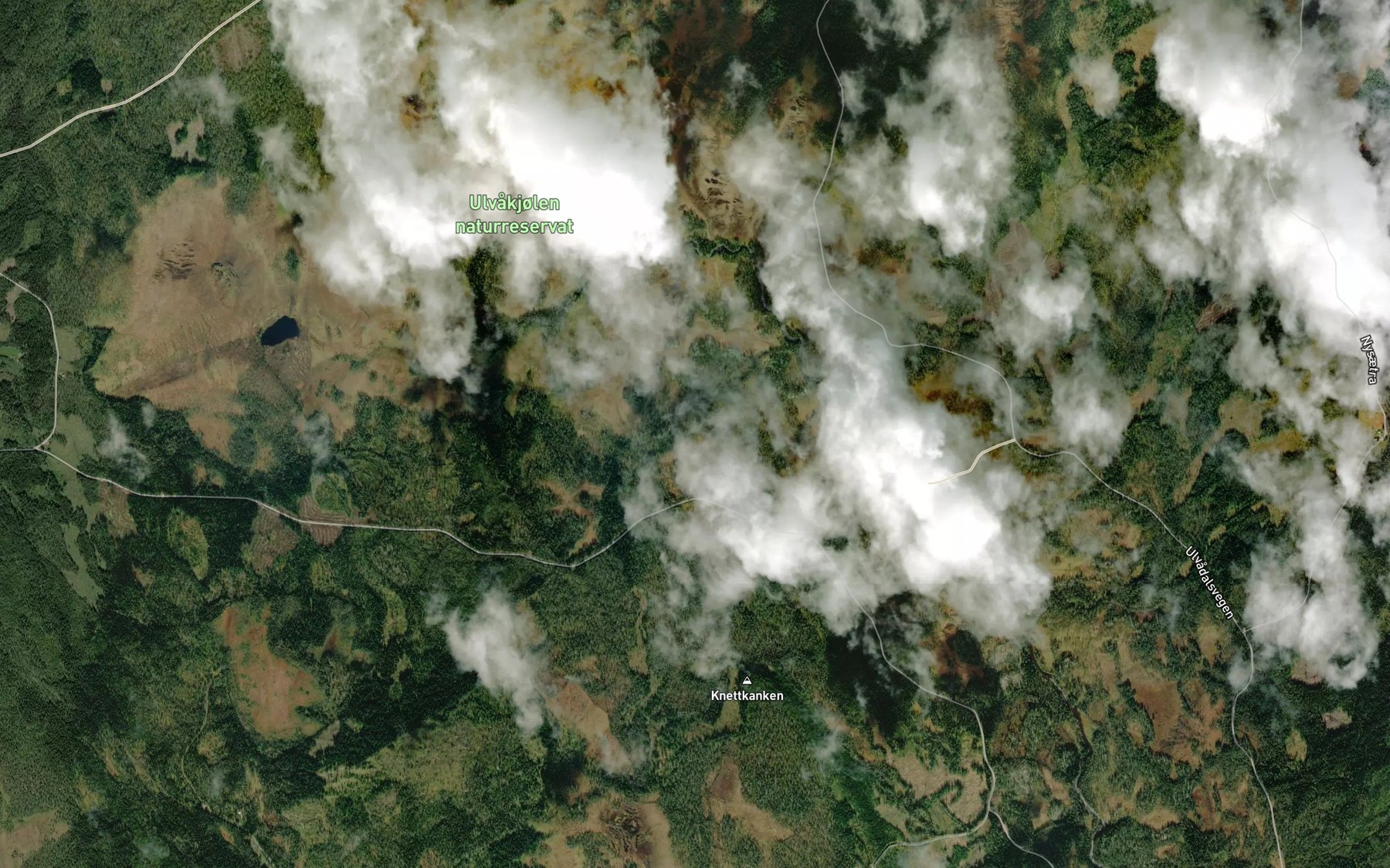 Satellite map of the Knettbekken