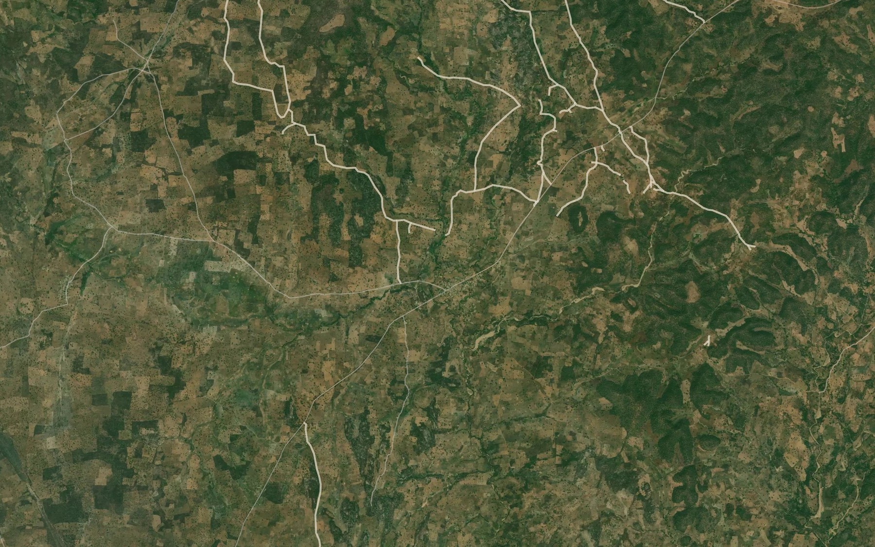 Satellite map of the River Jeulu