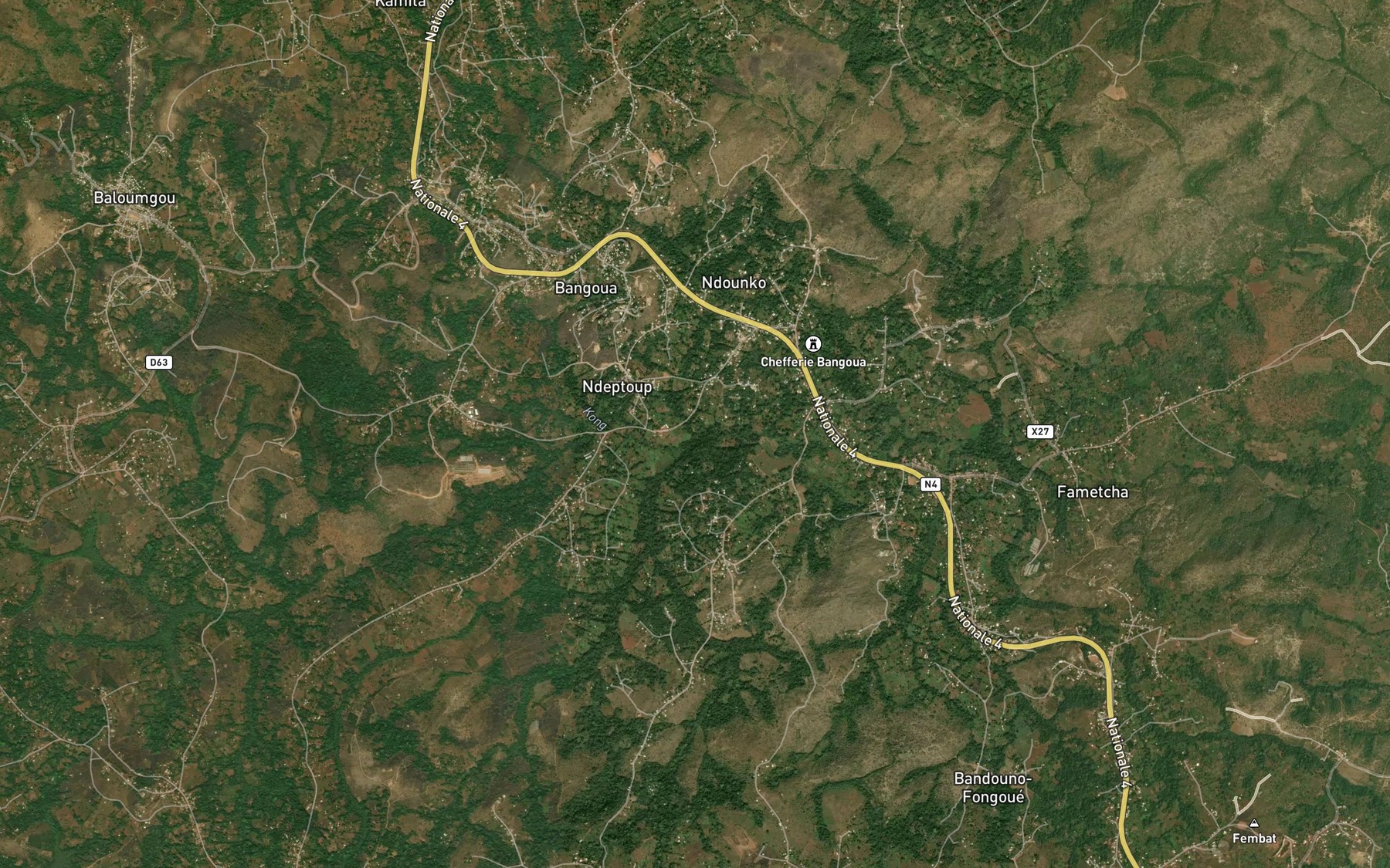 Satellite map of the Seucheu