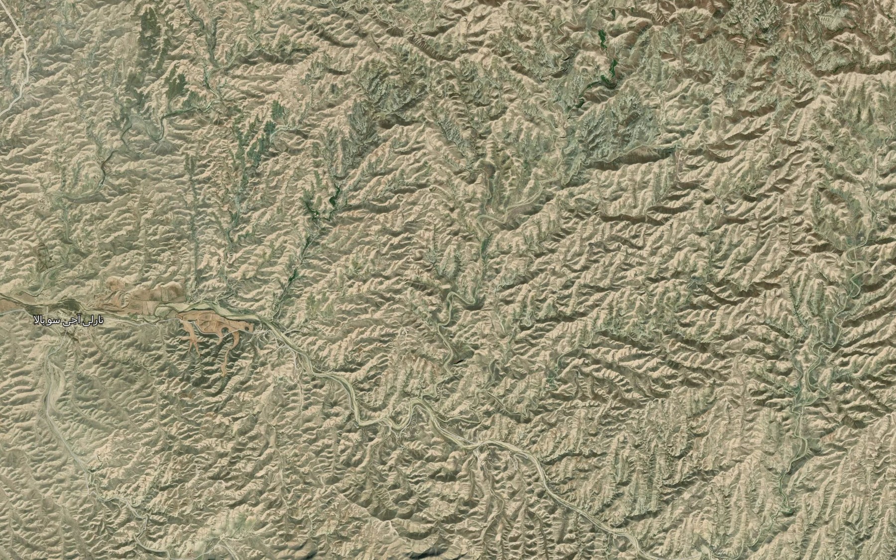 Satellite map of the Cheshmeh-ye Sarbazdarreh