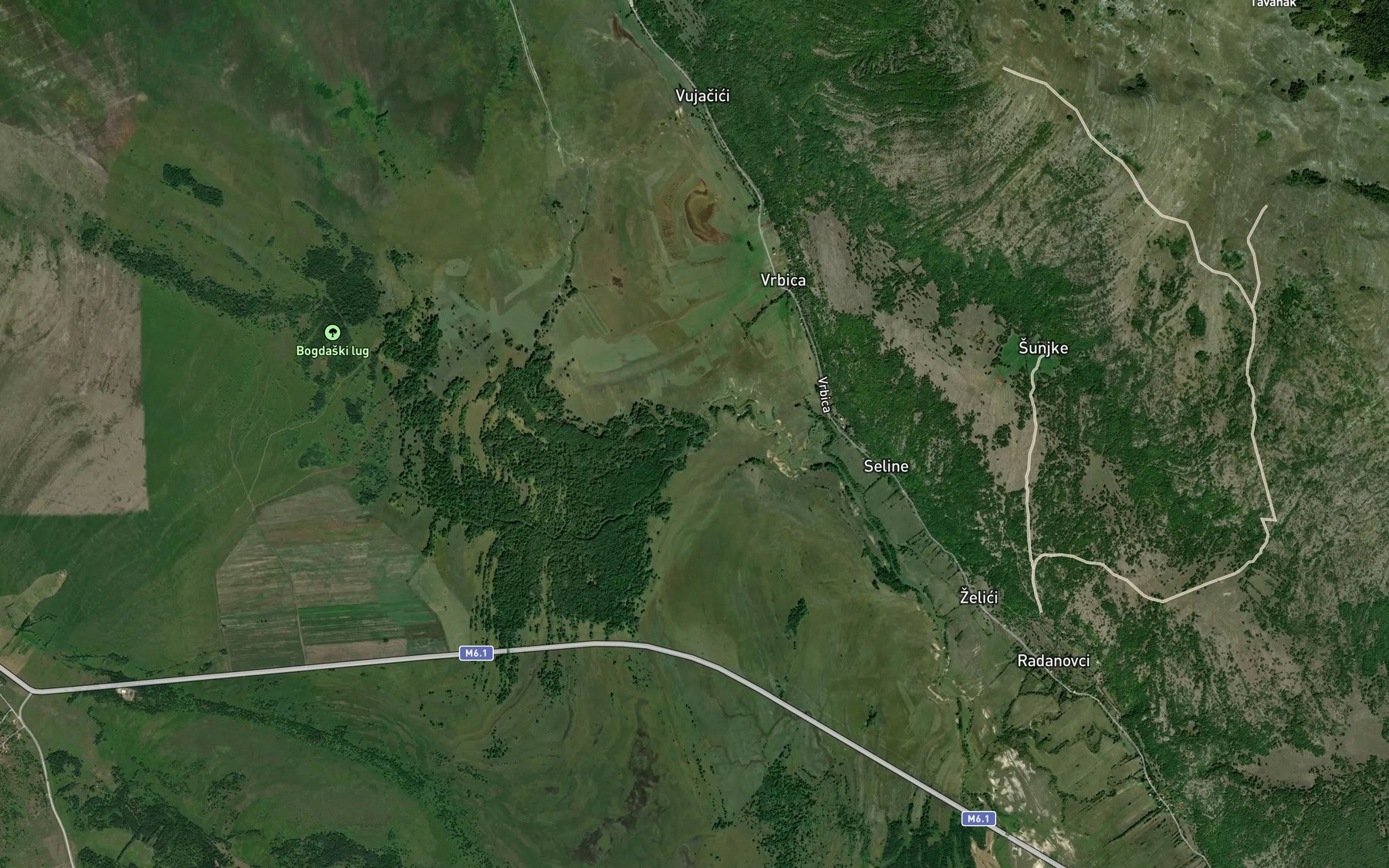 Satellite map of the Govnusa