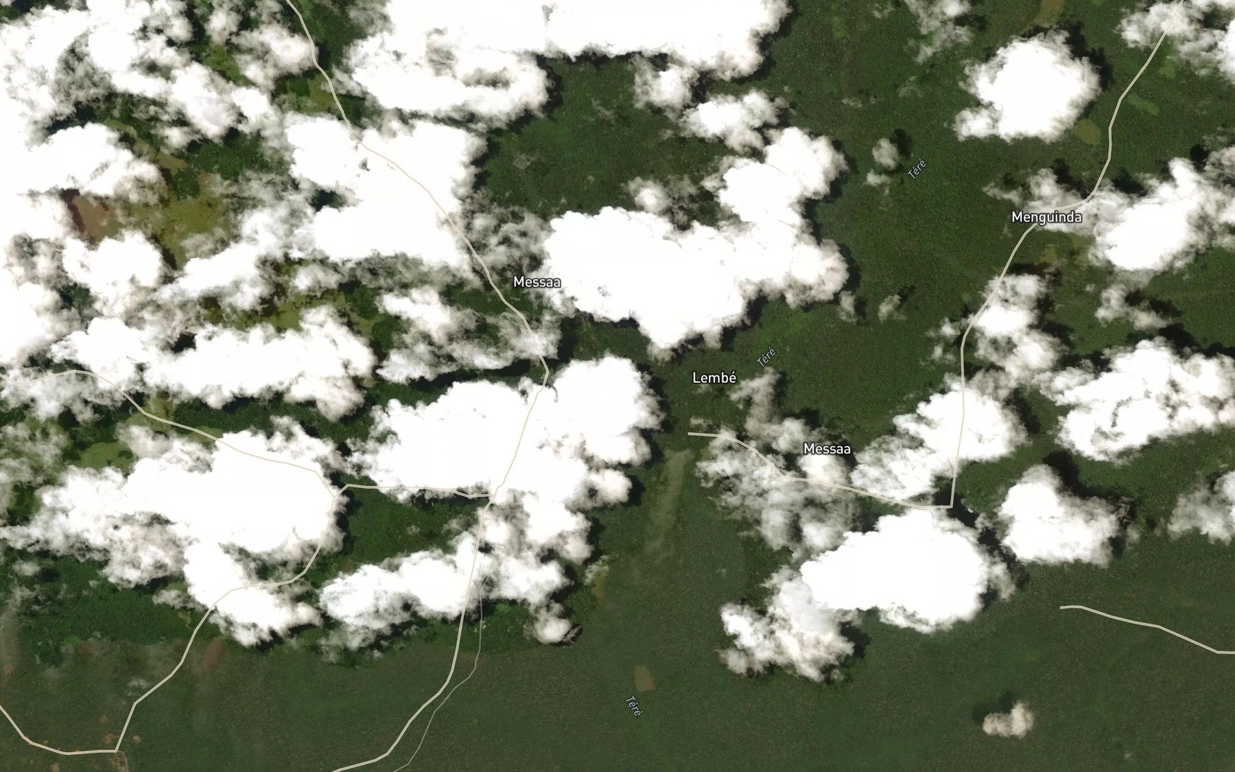 Satellite map of the Mgbanda