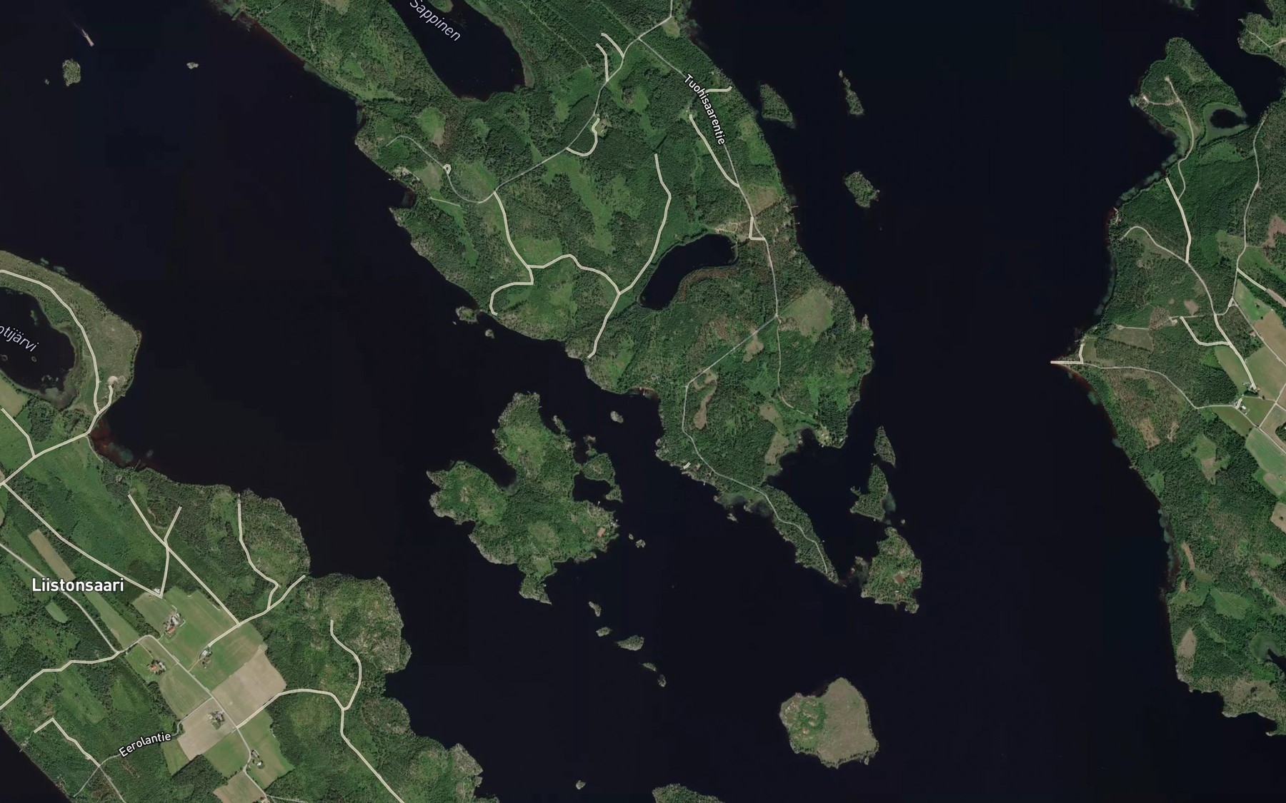 Satellite map of the Korvenlahti