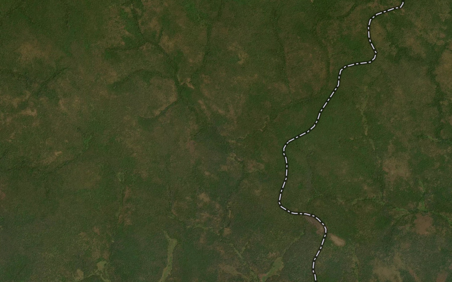 Satellite map of the Beredua