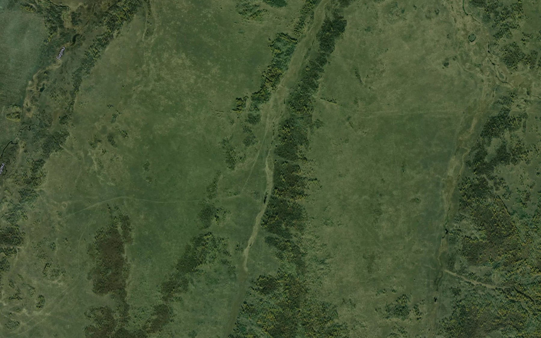Satellite map of the Pad' Volch'ya