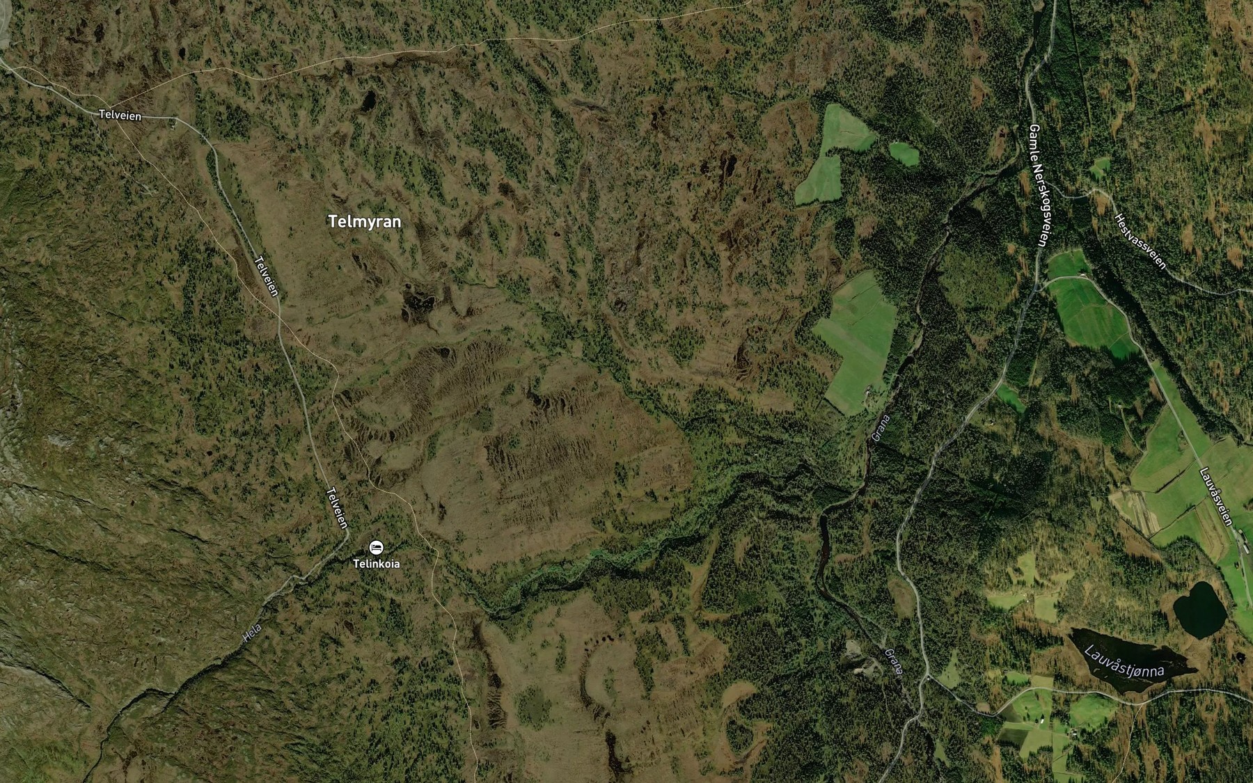 Satellite map of the Litlhela