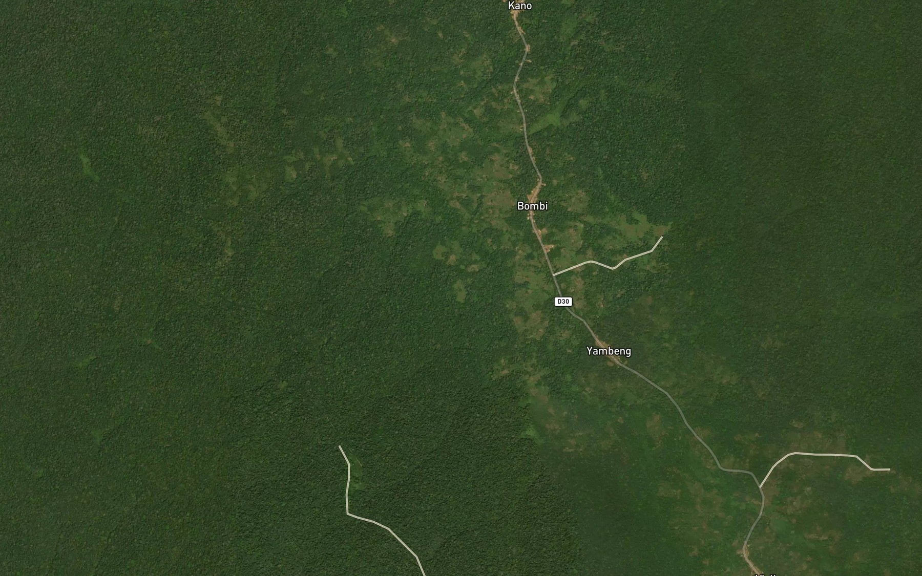 Satellite map of the Nguinda
