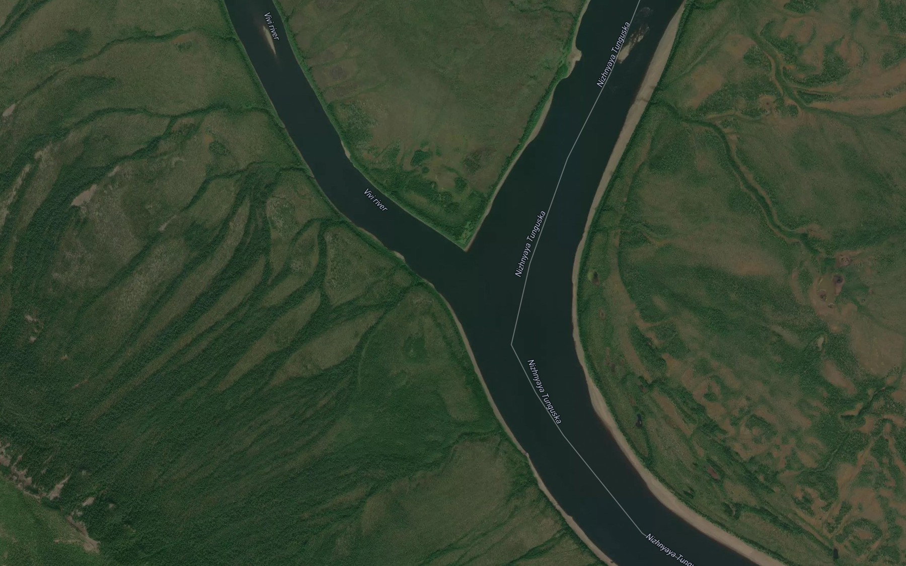 Satellite map of the Vivi