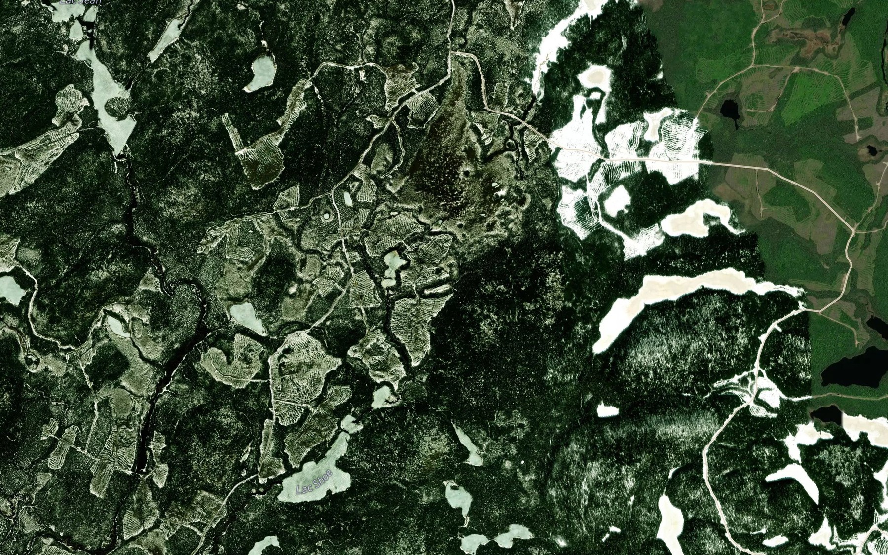 Satellite map of the Etang de la Meduse