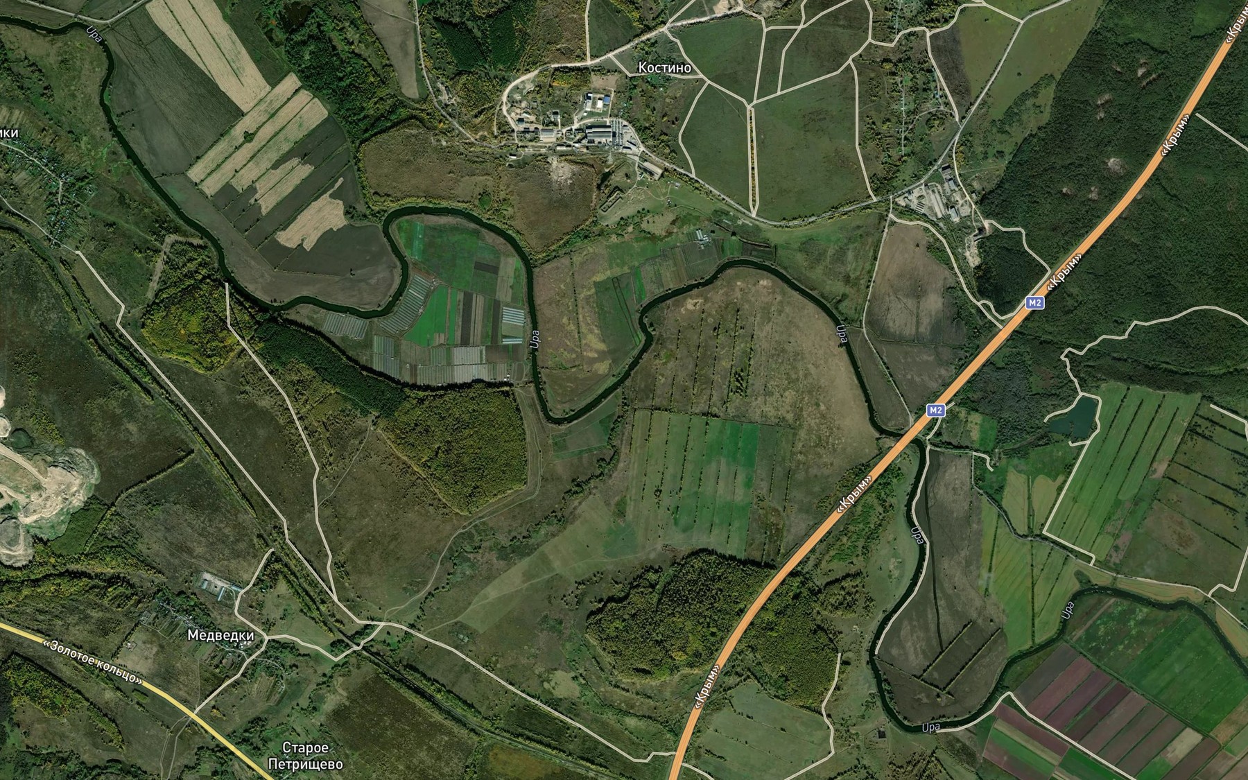 Satellite map of the Pesochnya