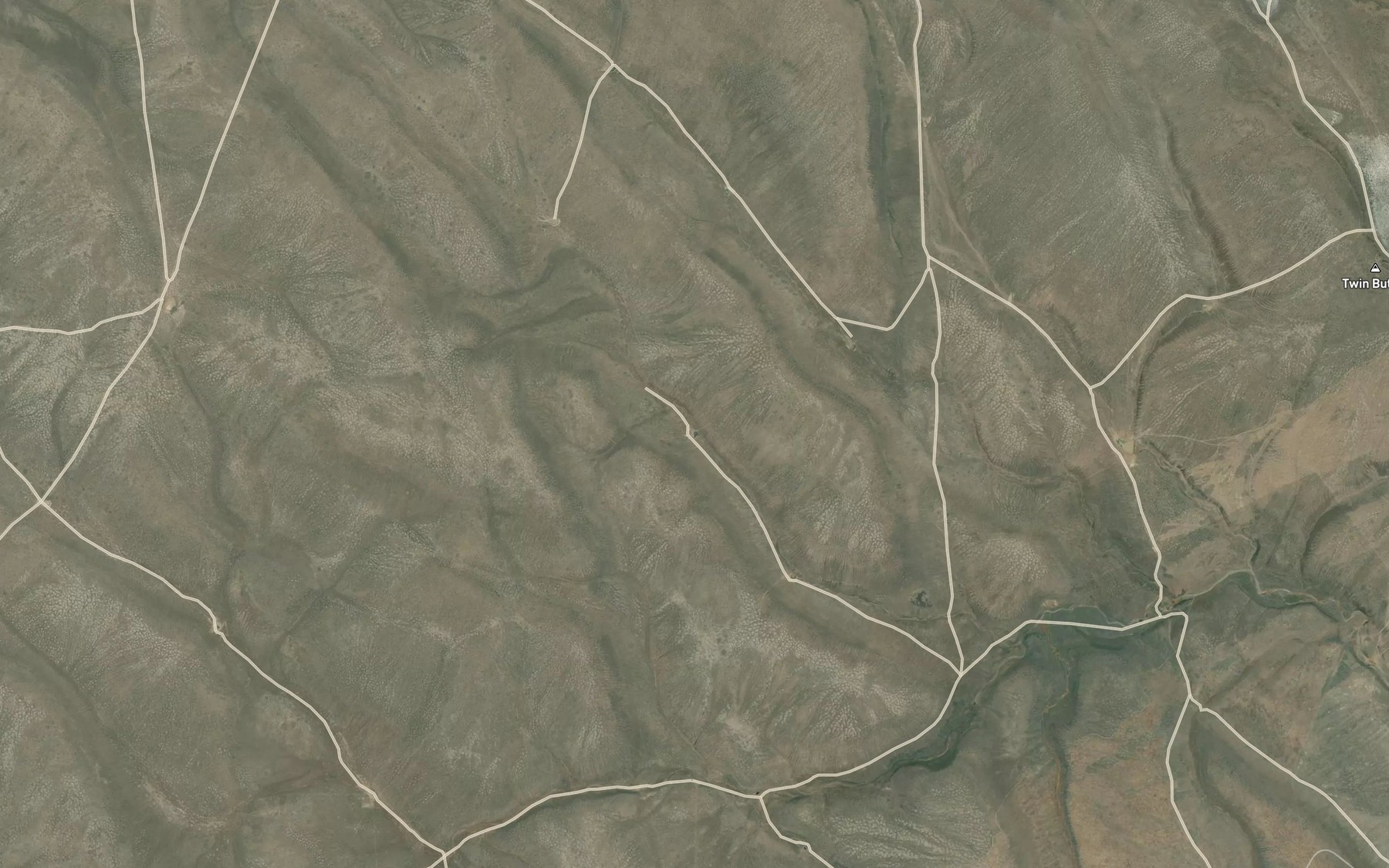 Satellite map of the Middle Butler Reservoir