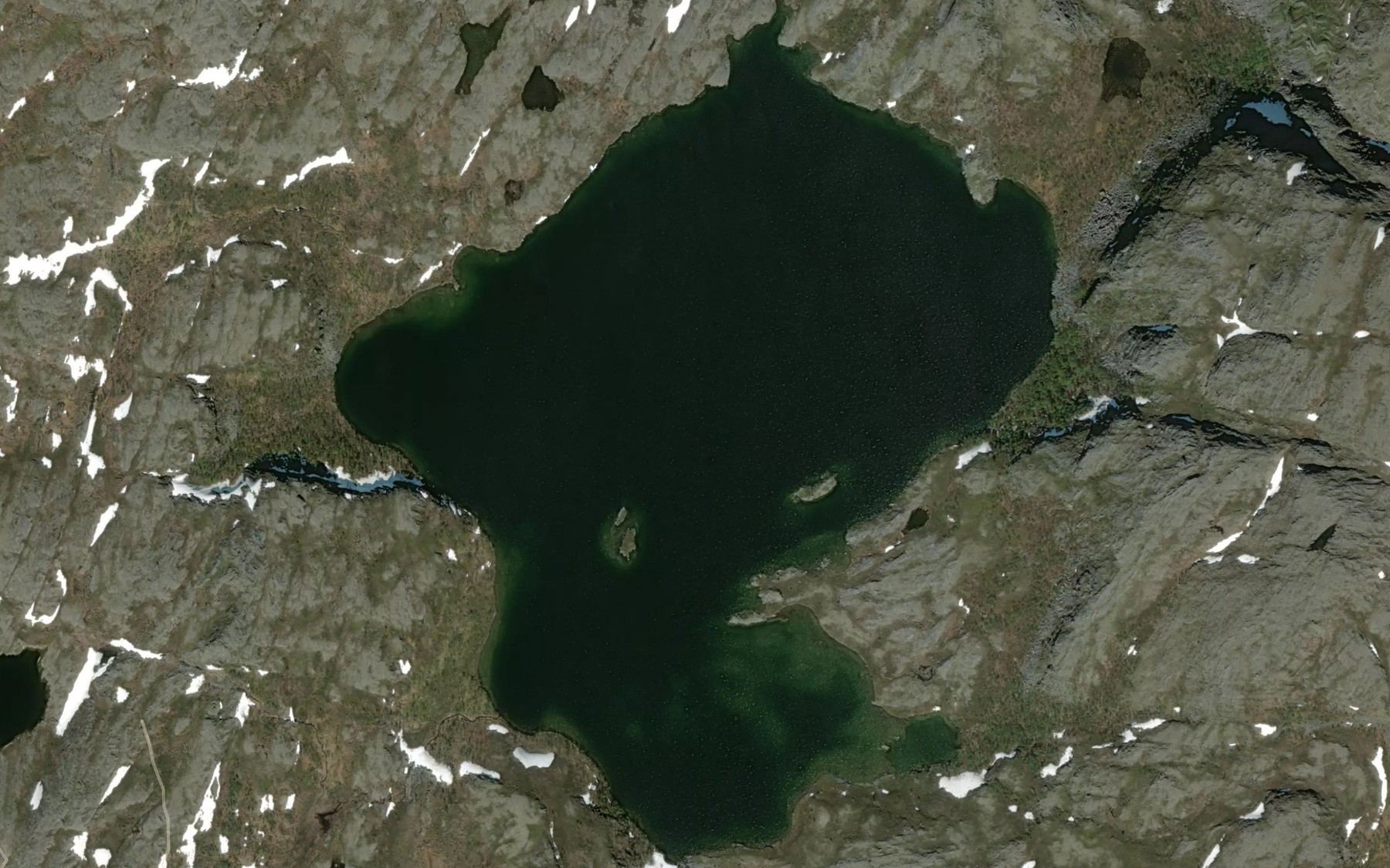 Satellite map of the Torrvedvannet