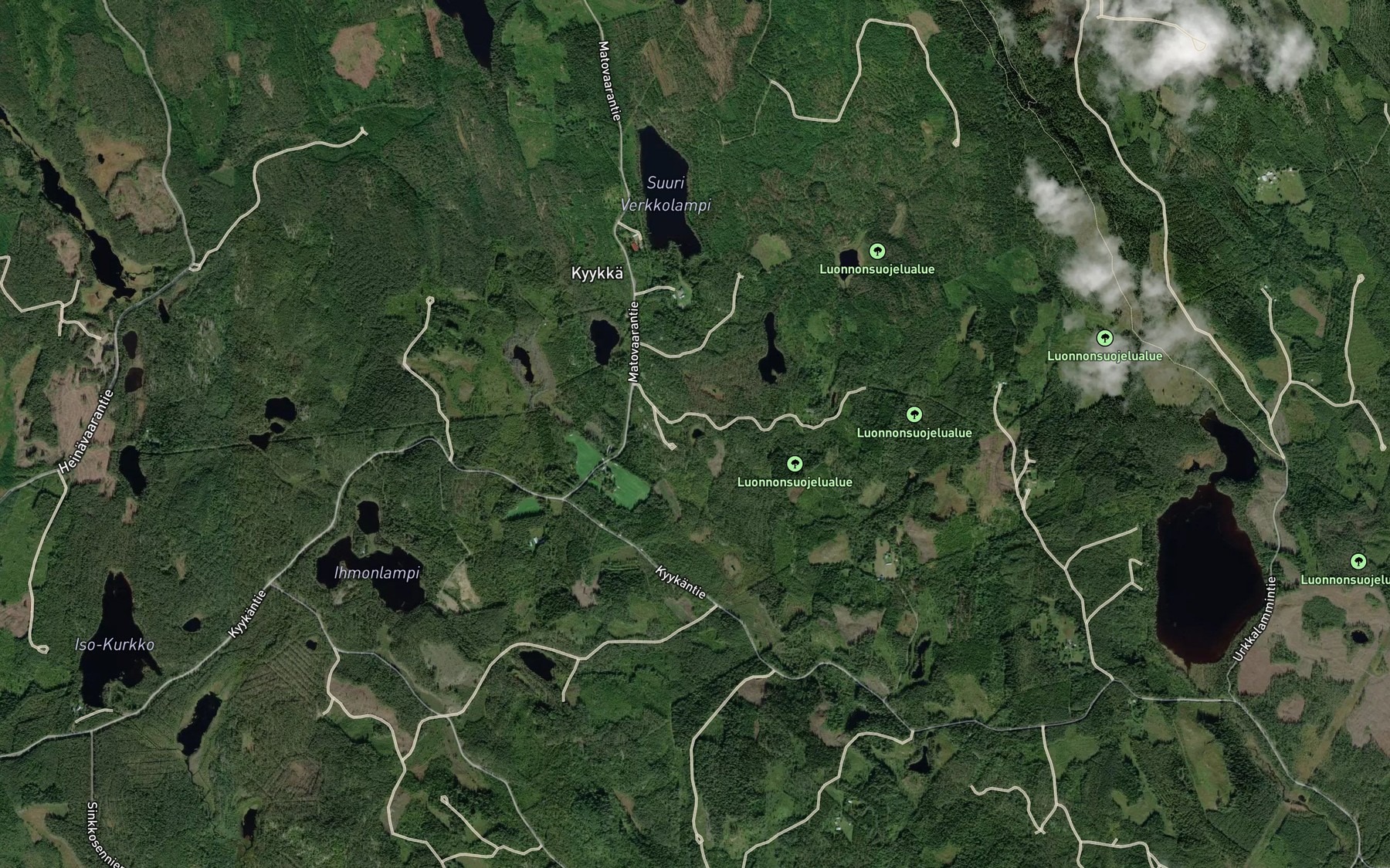 Satellite map of the Rajalampi