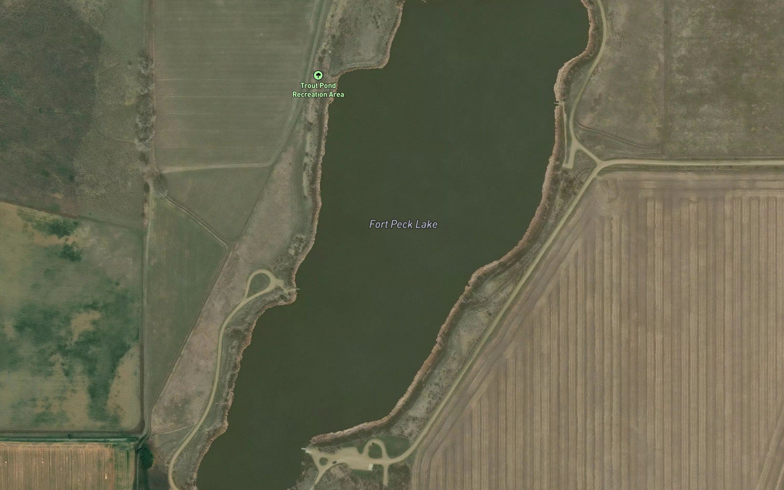 Fort Peck Trout Pond