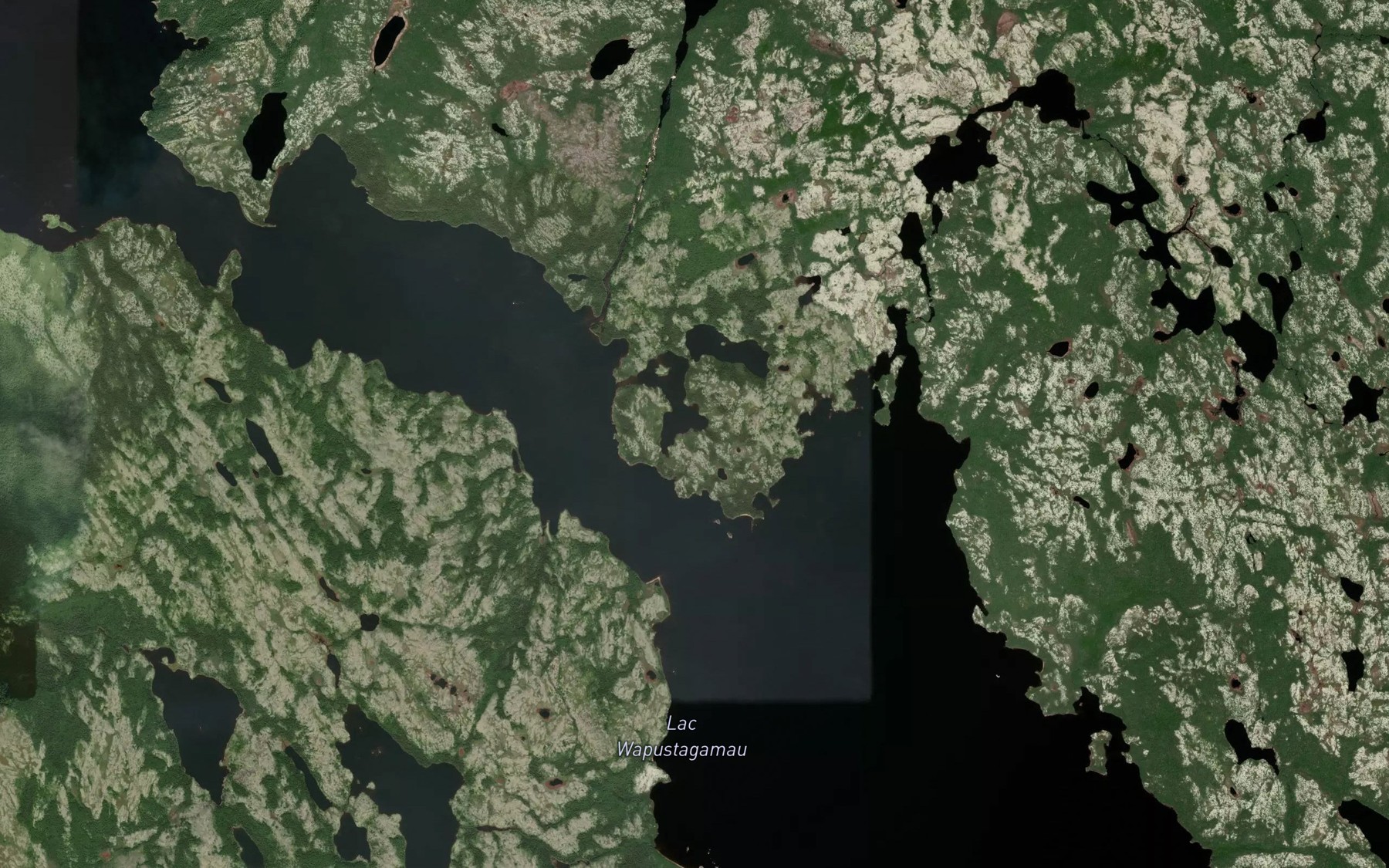 Satellite map of the Riviere a Saumon