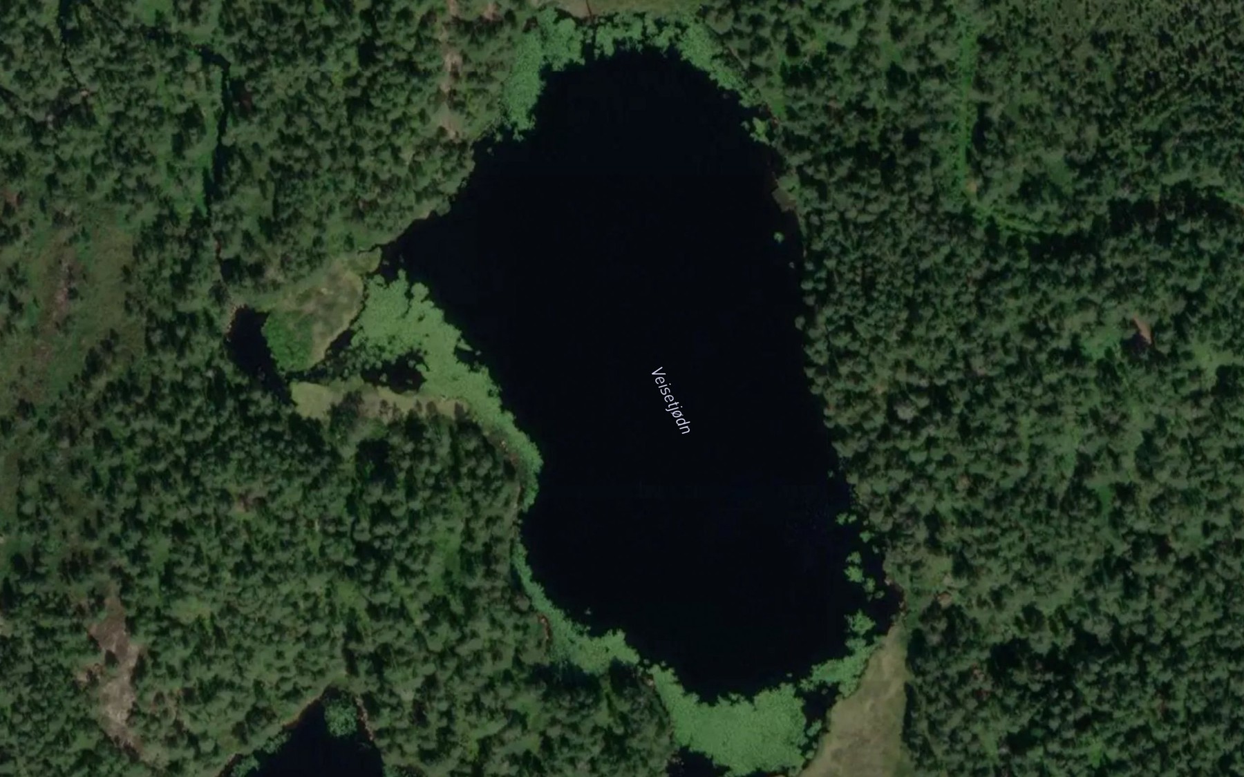 Satellite map of the Veisetjorni