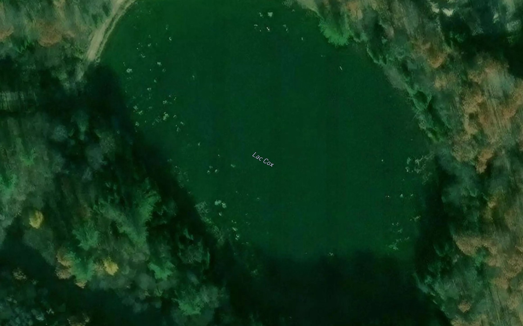 Satellite map of the Lac Cox