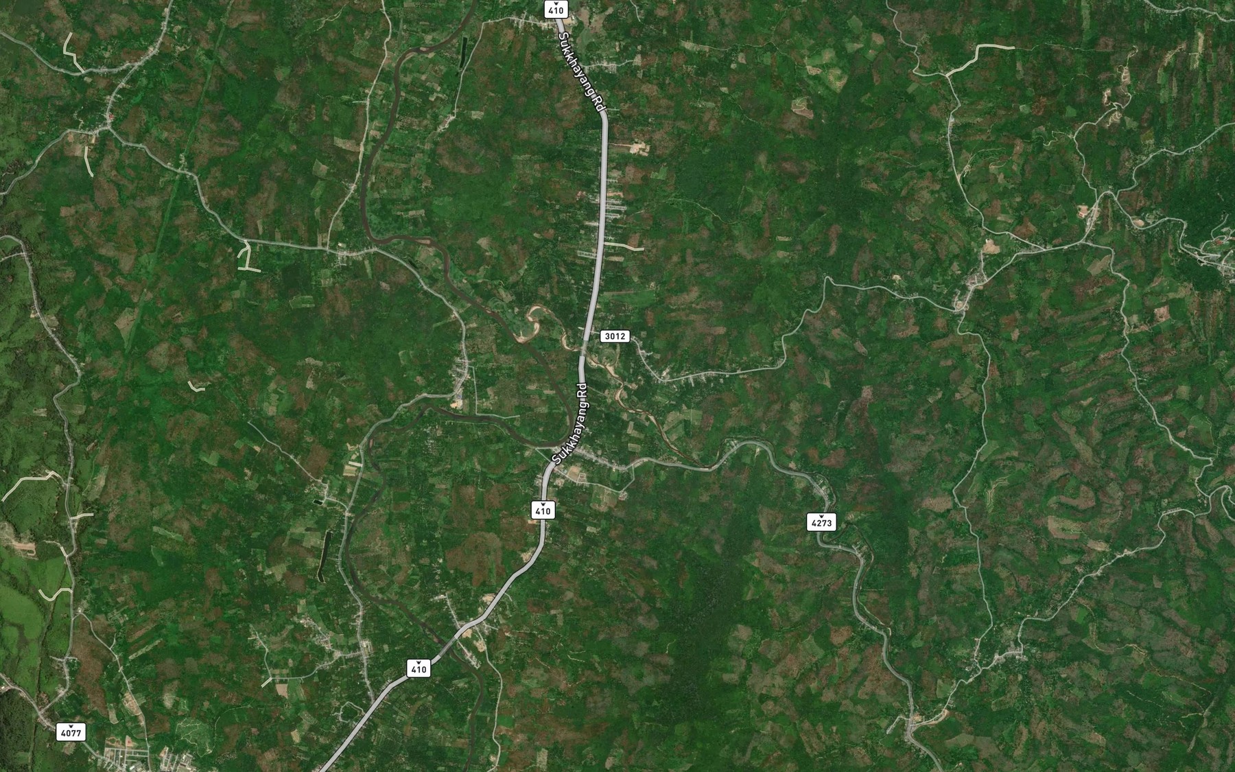 Satellite map of the Khlong Li Ching