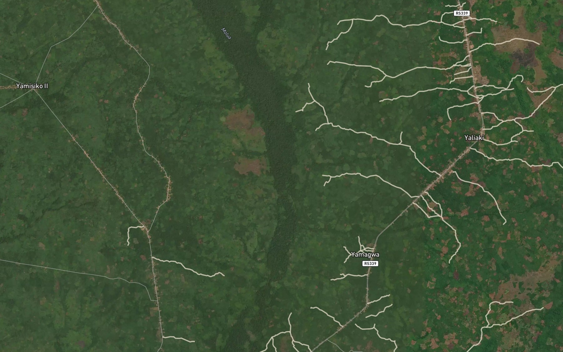 Satellite map of the Mohuru
