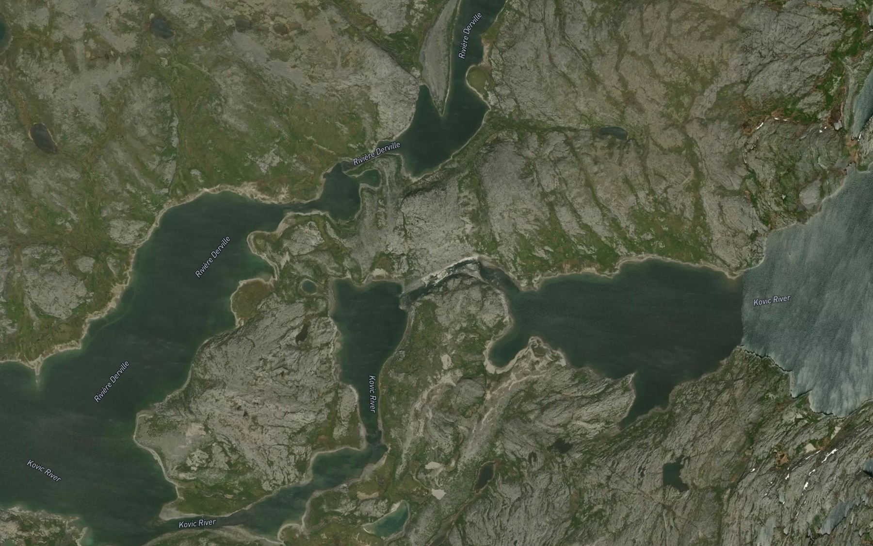 Satellite map of the Kuuk Sanningajuq