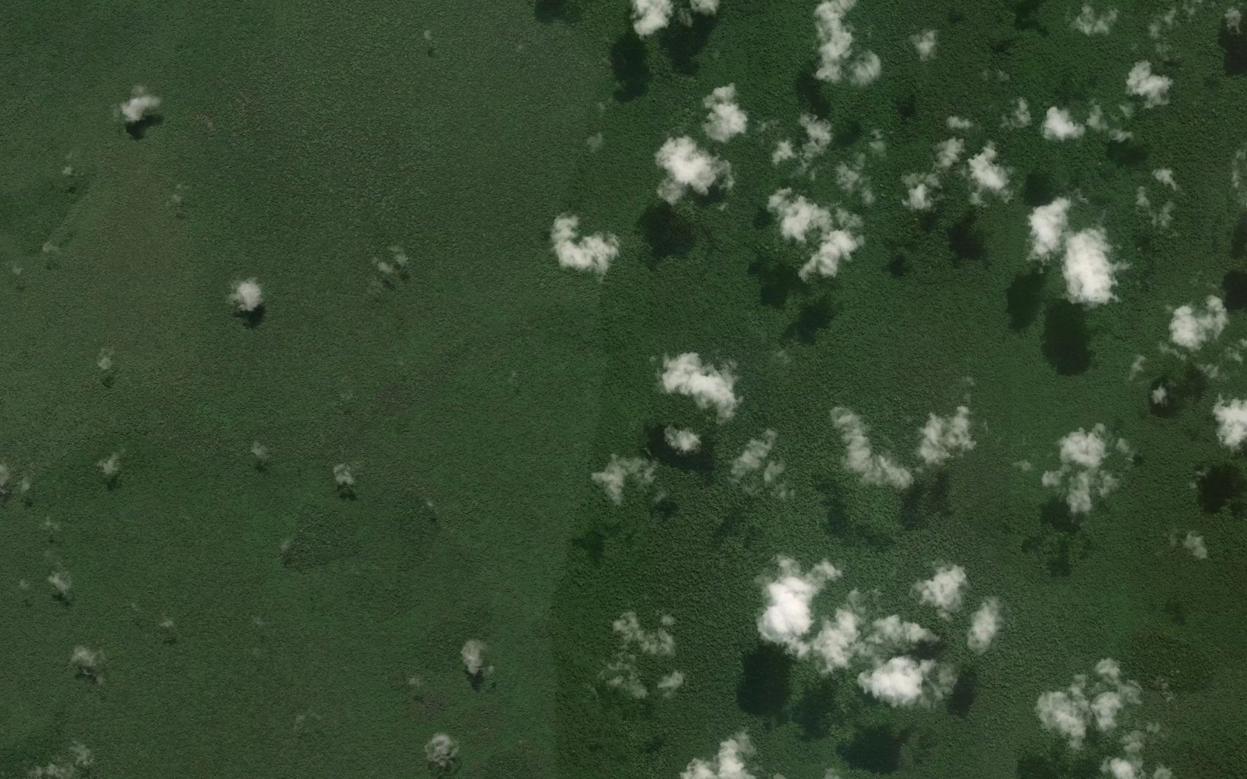 Satellite map of the Mbaya
