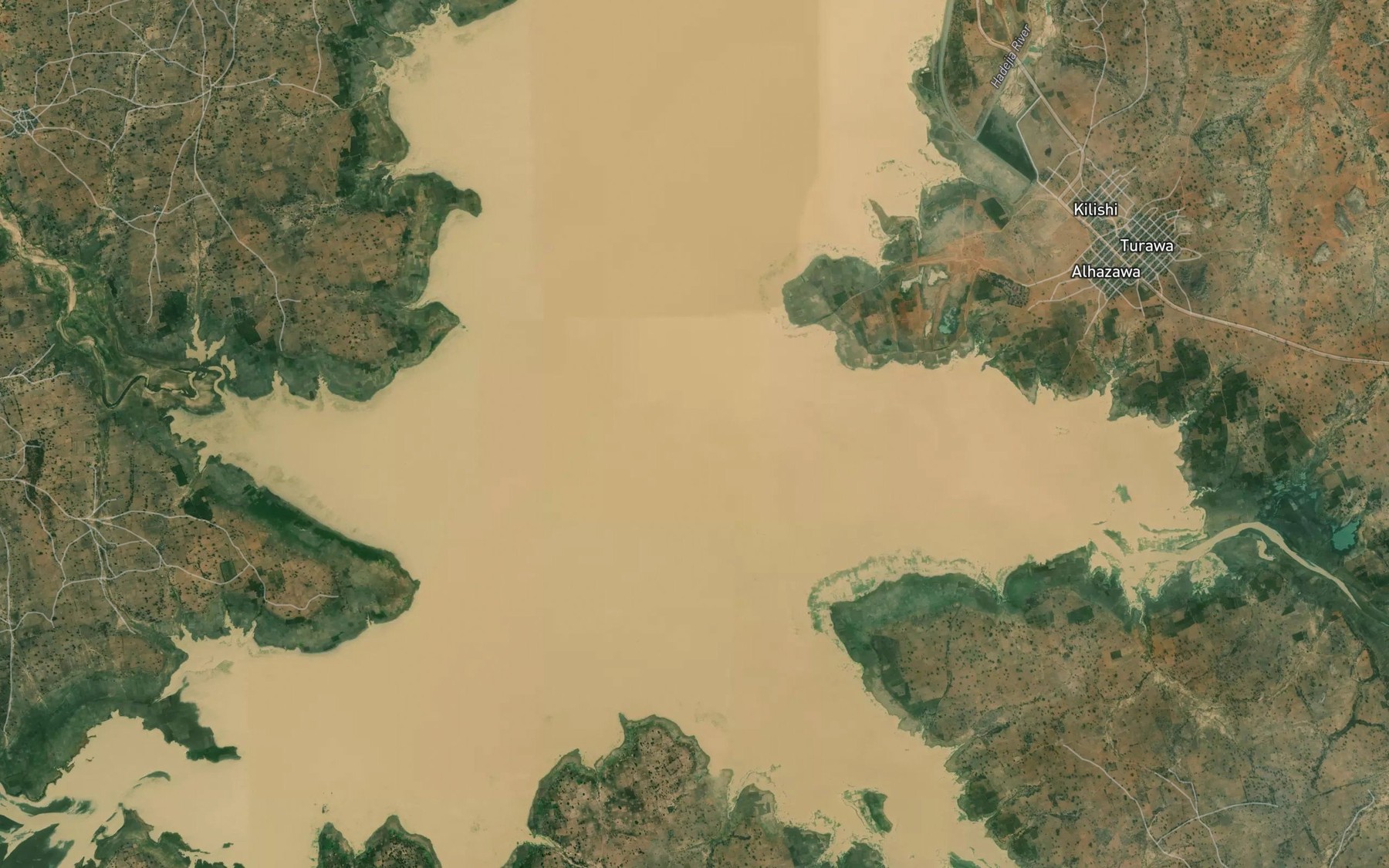 Satellite map of the River Kamanda