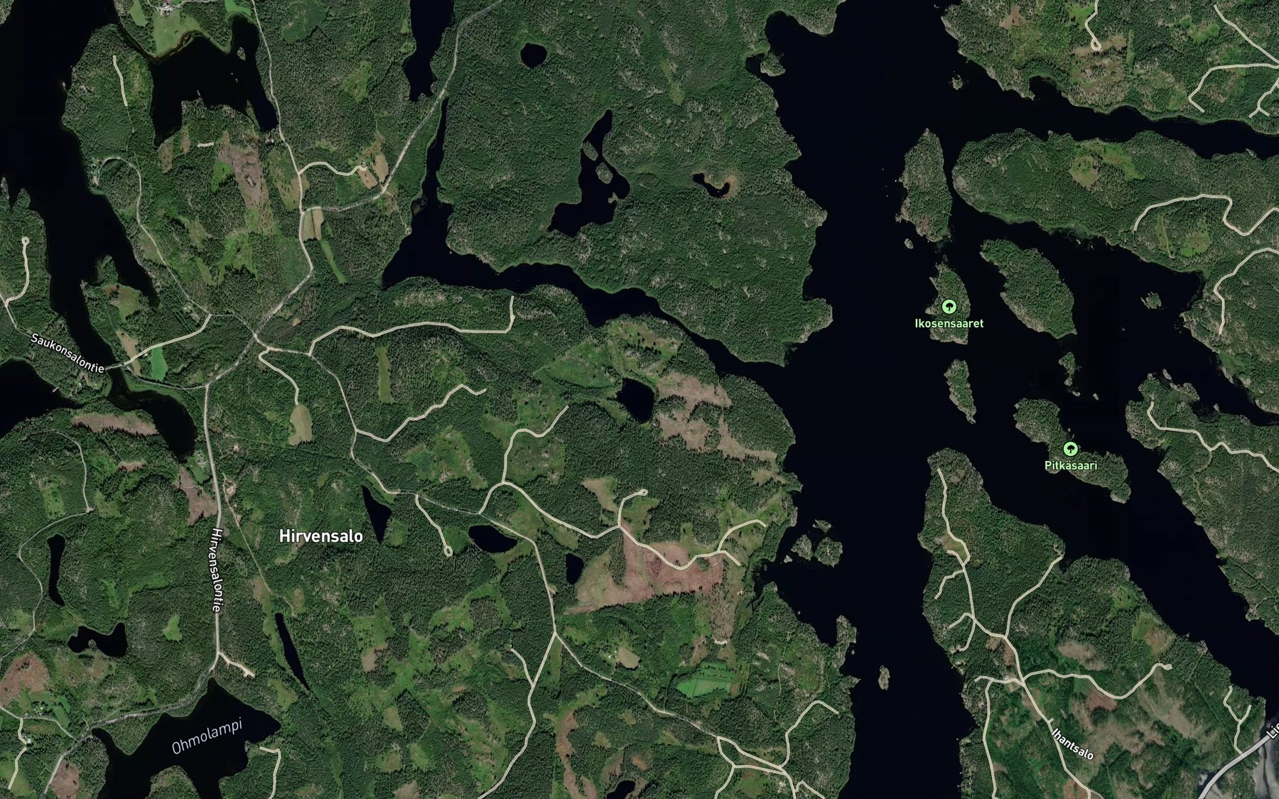 Satellite map of the Haukilampi