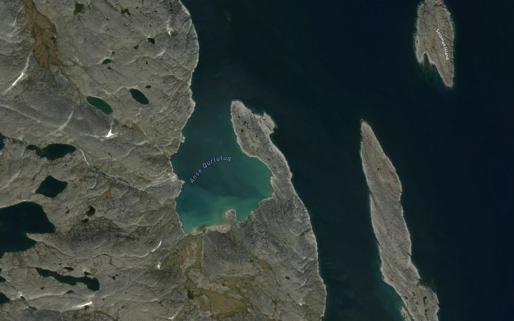 Satellite map of the Anse Qurlutuq
