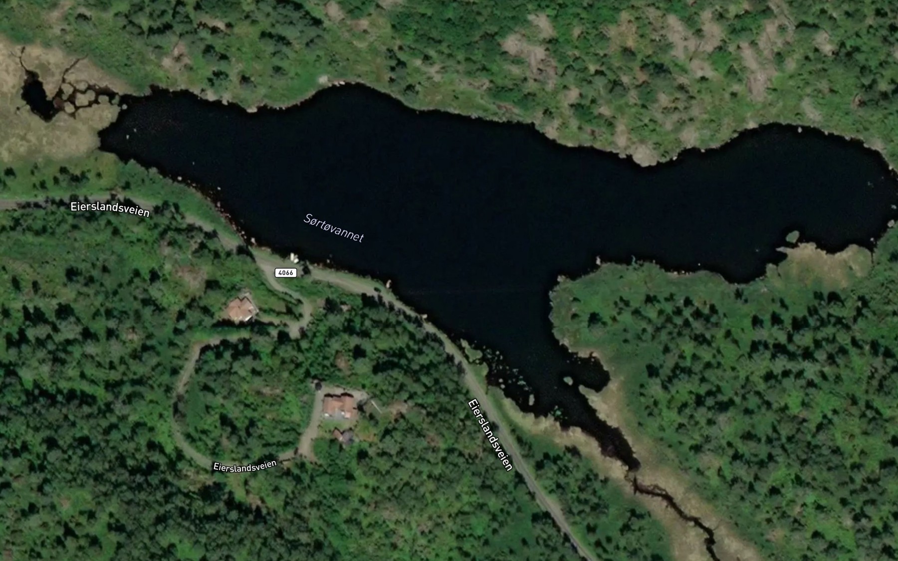 Satellite map of the Sortovannet