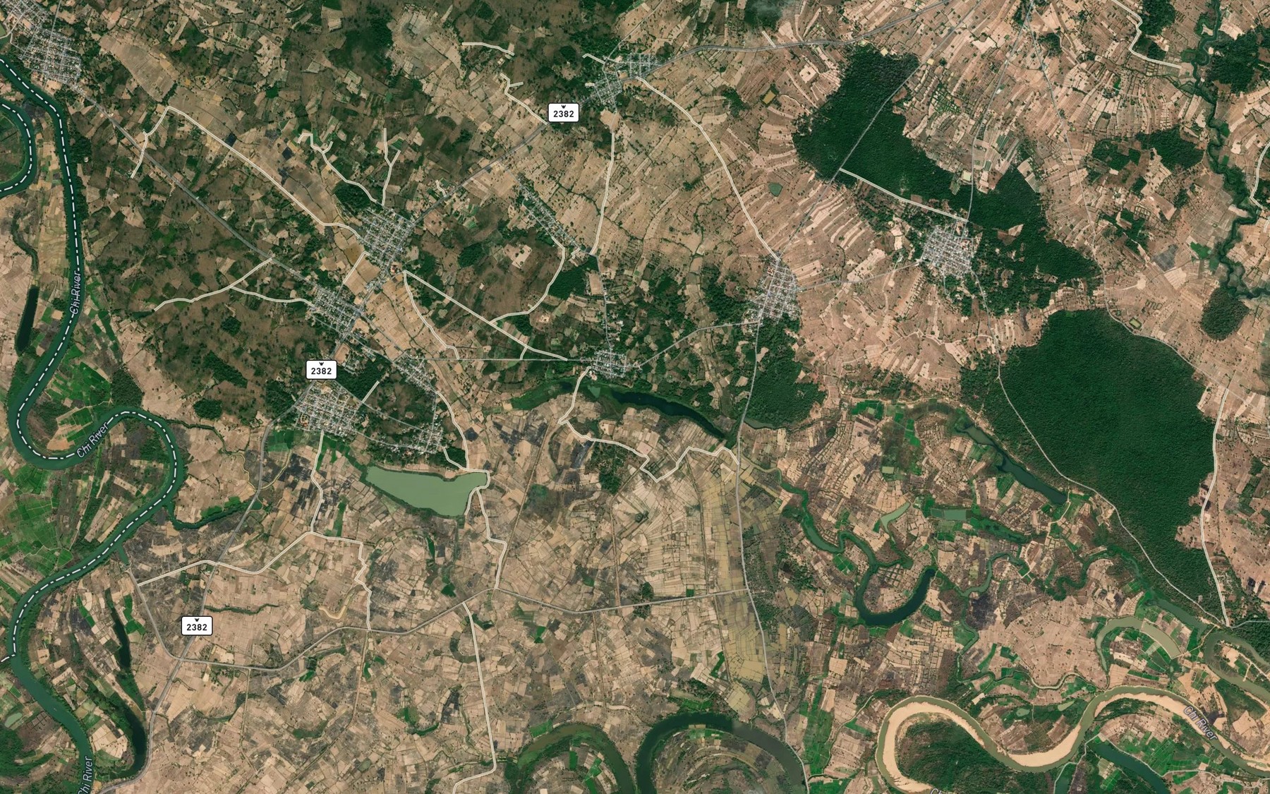 Satellite map of the Kut Hi