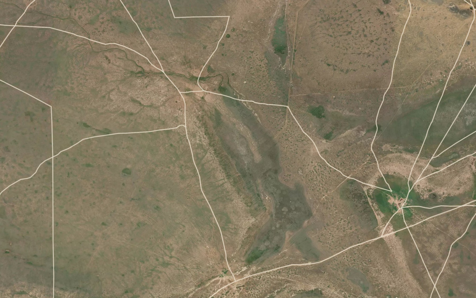 Satellite map of the Ozero Karaul'noye