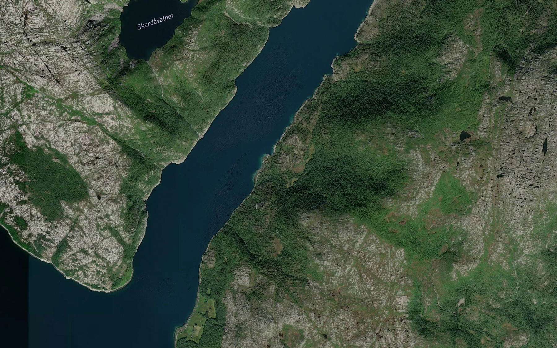 Satellite map of the Sommarsetelva