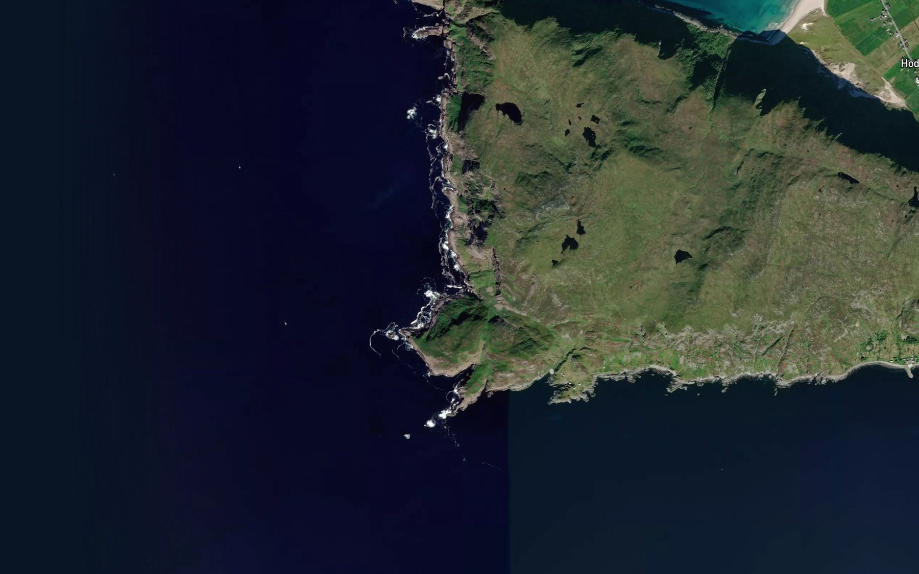 Satellite map of the Kaldeklova