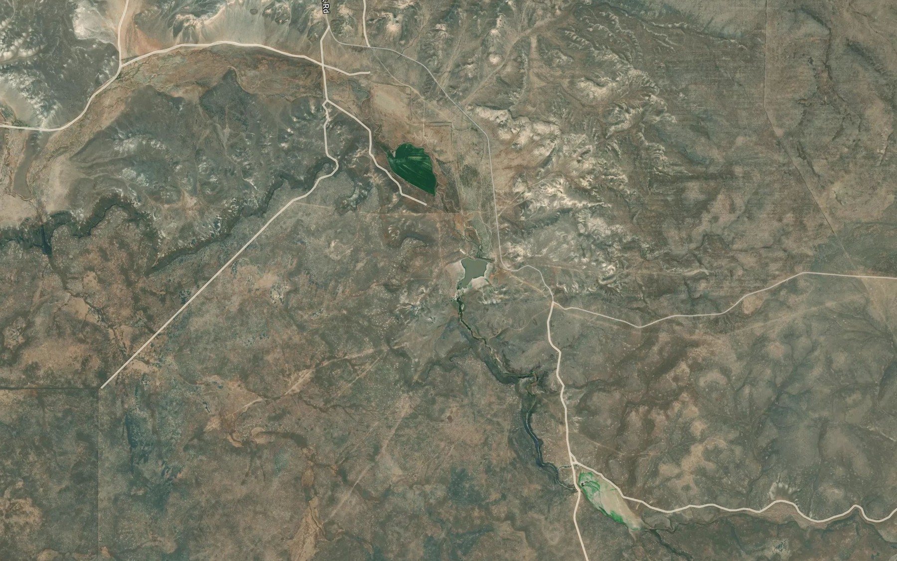 Satellite map of the Hardin Spring