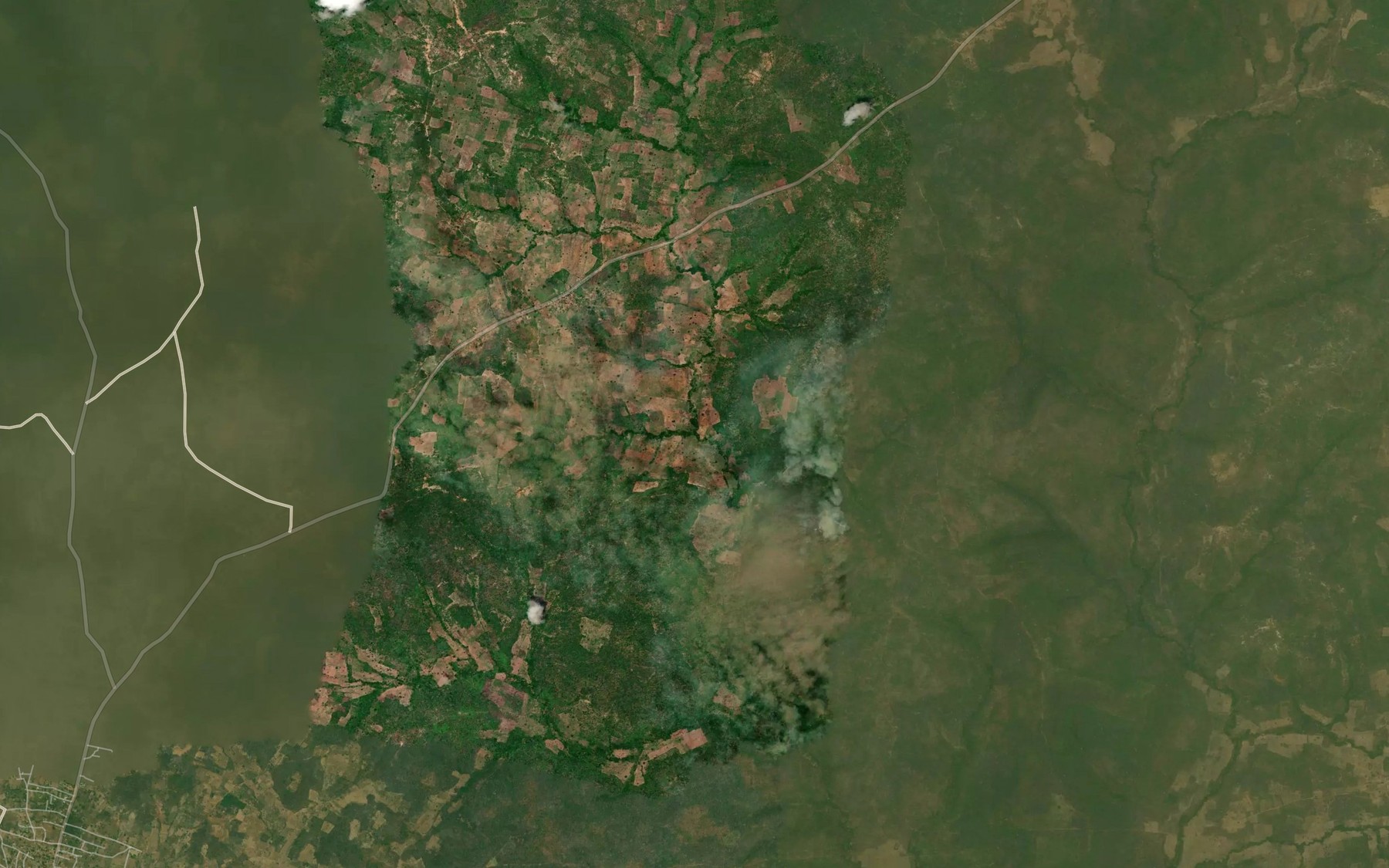 Satellite map of the RiverAkwanya