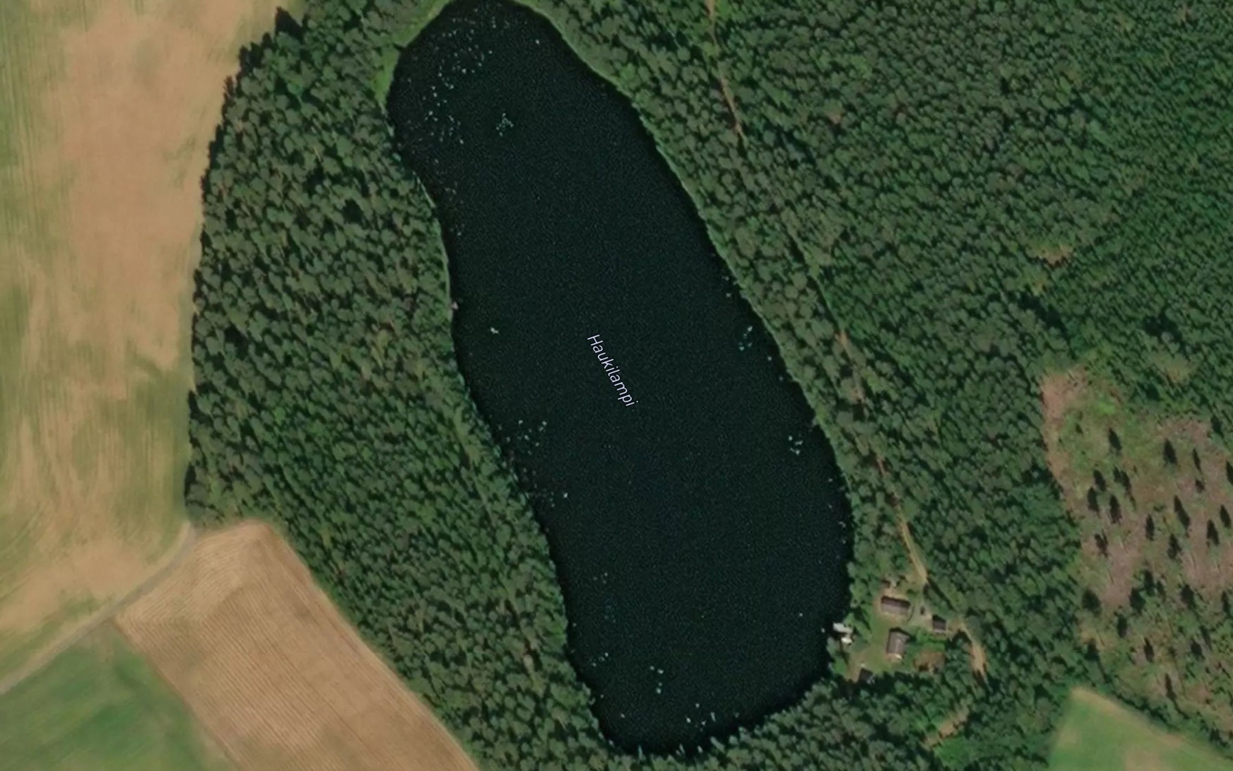 Satellite map of the Haukilampi