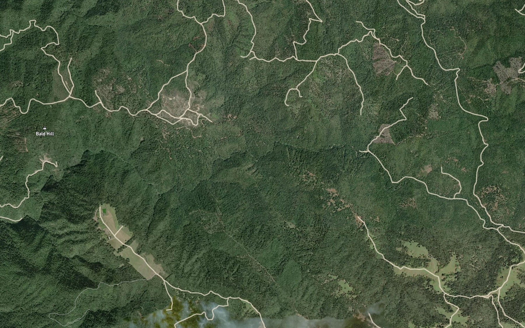 Satellite map of the John Creek